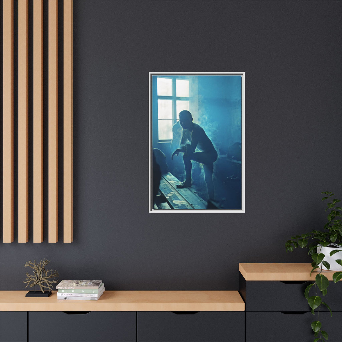 celibataire 044 | Framed Vintage Photo - Matte Canvas