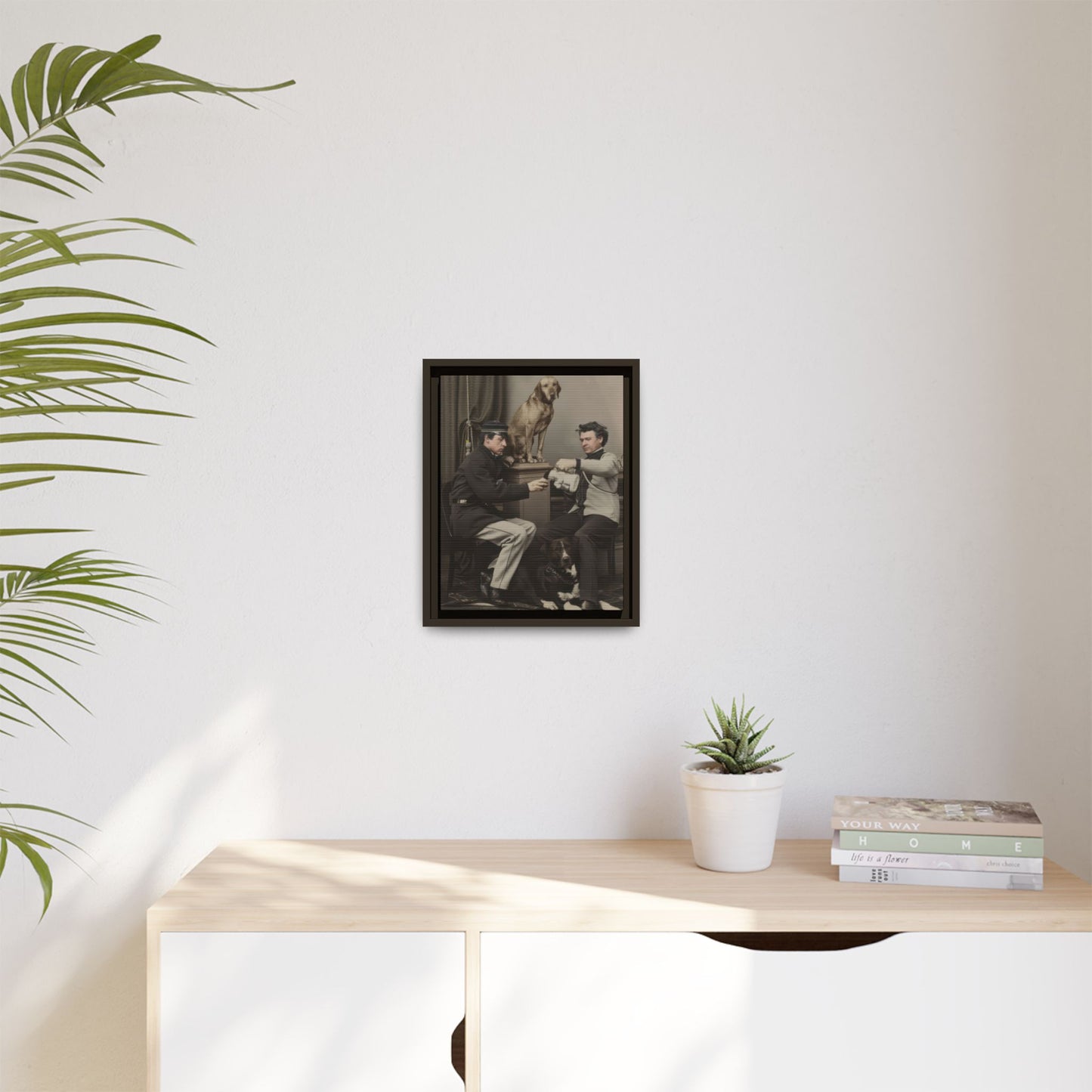 paire 119 | Framed Vintage Photo - Matte Canvas