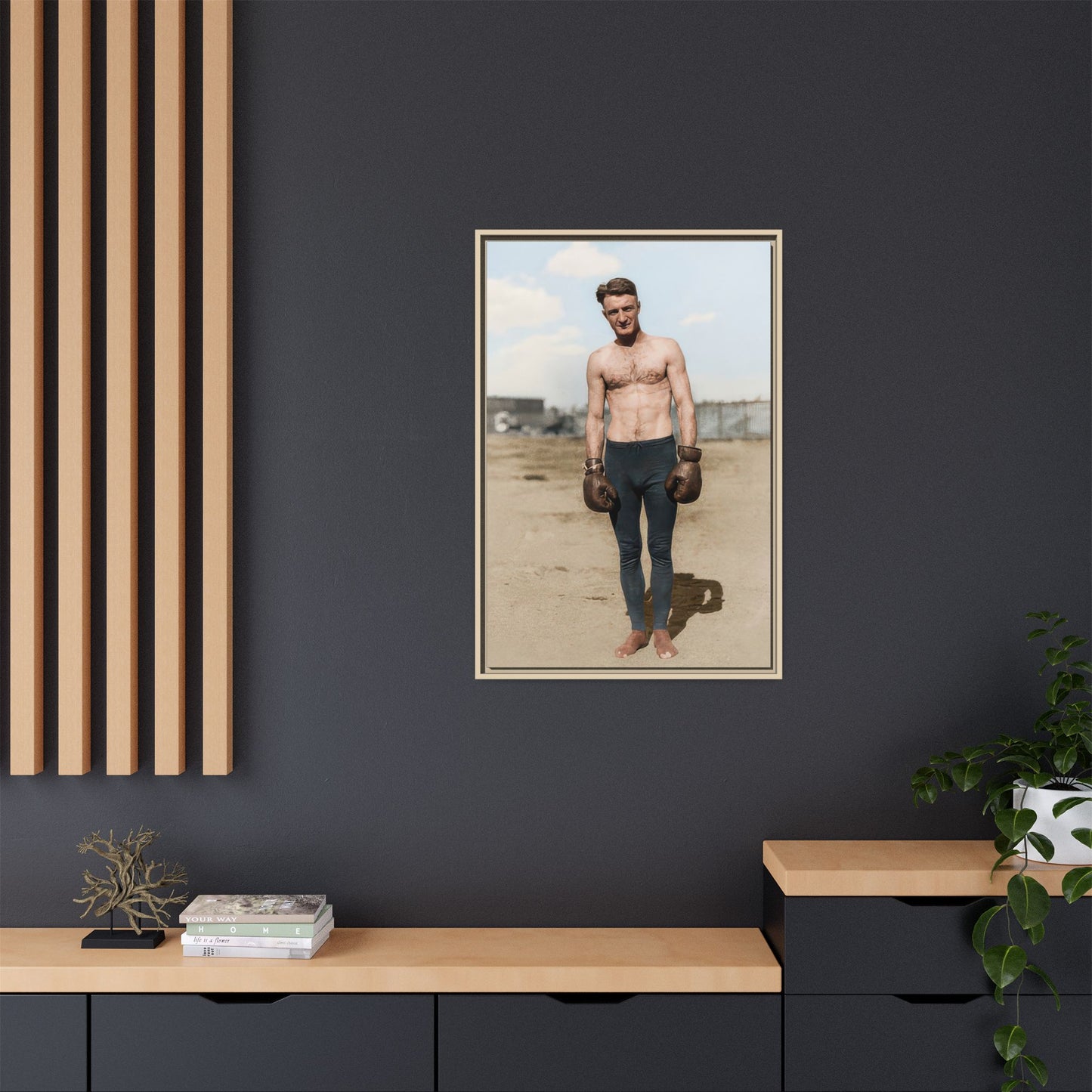Copy of athlétisme 039 | Framed Vintage Photo - Matte Canvas