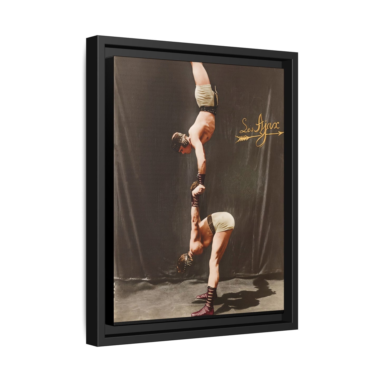 athlétisme 014 | Framed Vintage Photo - Matte Canvas