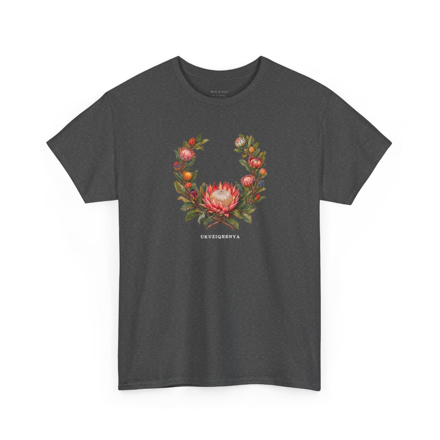Ukuziqhenya King Protea Pride T-Shirt | South African Botanical LGBTQ+ Tee