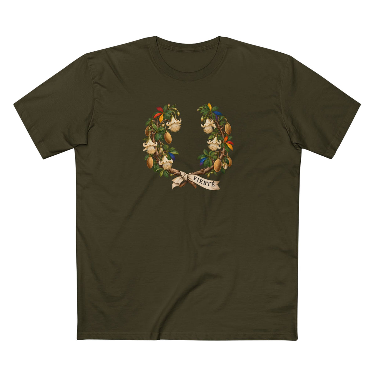 Malian Baobab Fierté Pride Laurel Wreath T-Shirt — Memory & Continuity