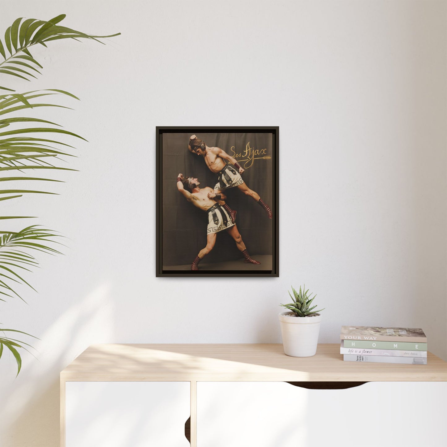 athlétisme 015 | Framed Vintage Photo - Matte Canvas
