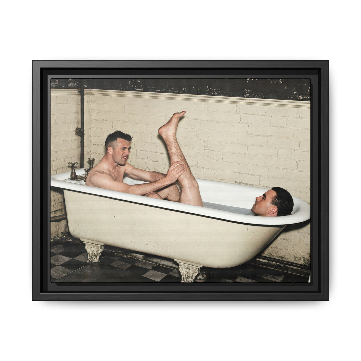paire 162 | Framed Vintage Photo - Matte Canvas