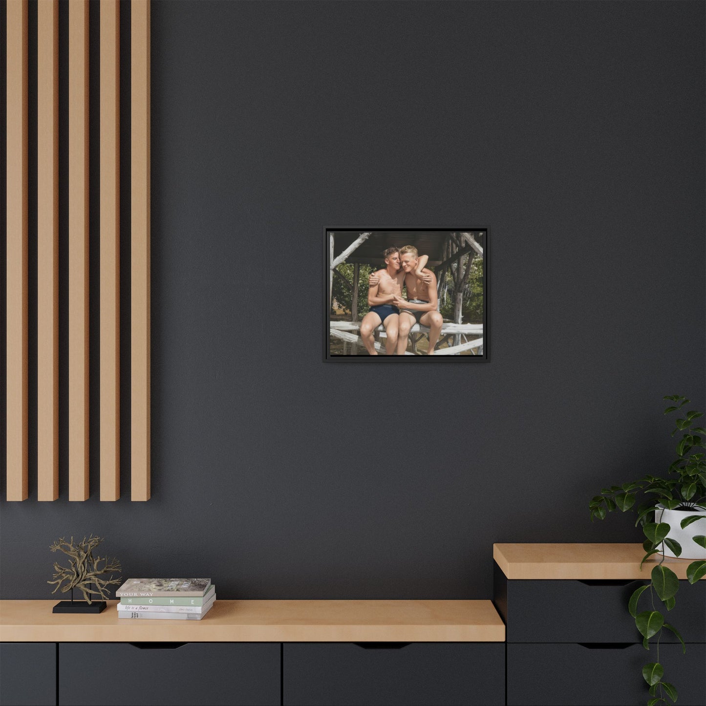 nager 011 | Framed Vintage Photo - Matte Canvas