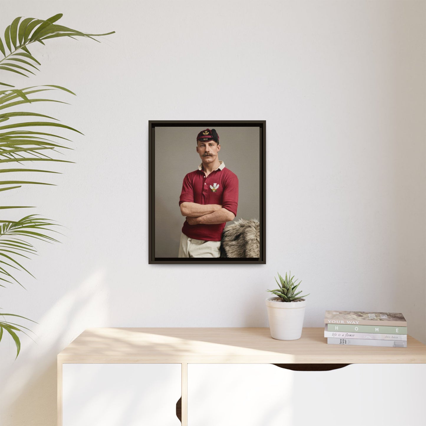 athlétisme 021 | Framed Vintage Photo - Matte Canvas