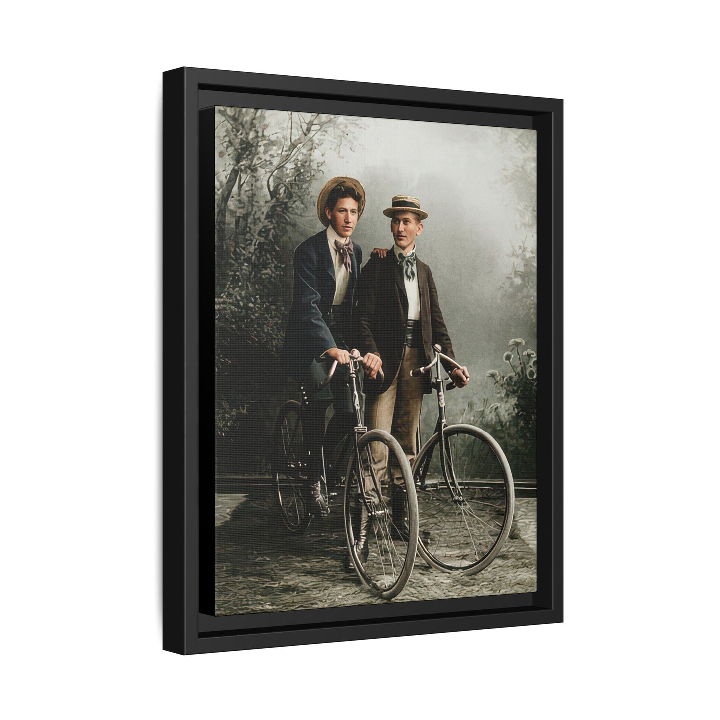 athlétisme 018 | Framed Vintage Photo - Matte Canvas