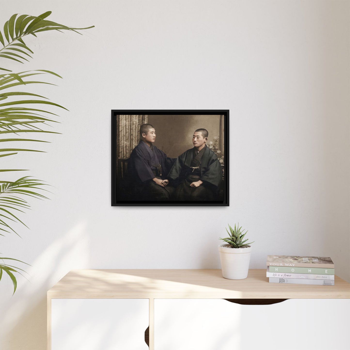 paire 011 | Framed Vintage Photo - Matte Canvas