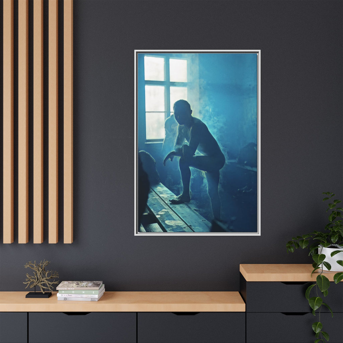 celibataire 044 | Framed Vintage Photo - Matte Canvas