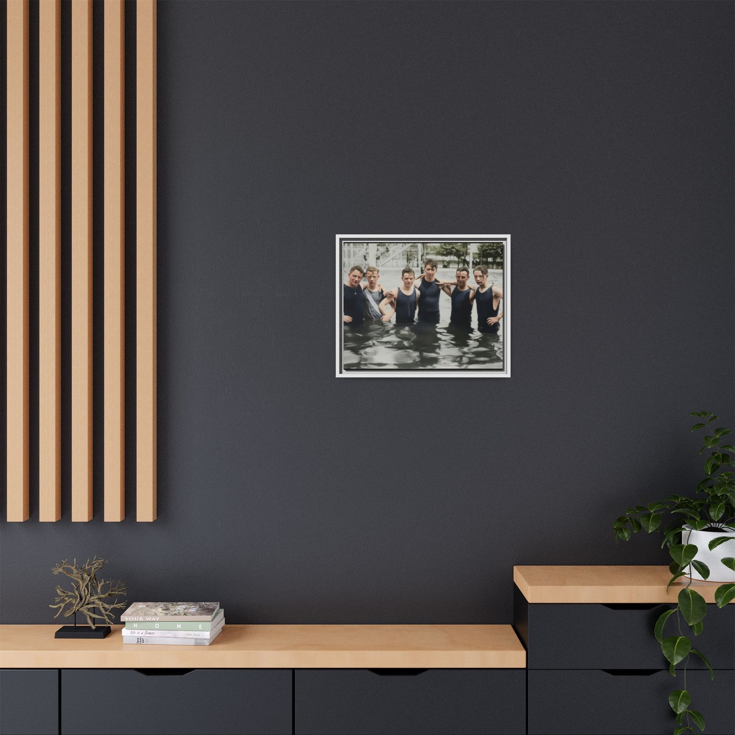 nager 042 | Framed Vintage Photo - Matte Canvas