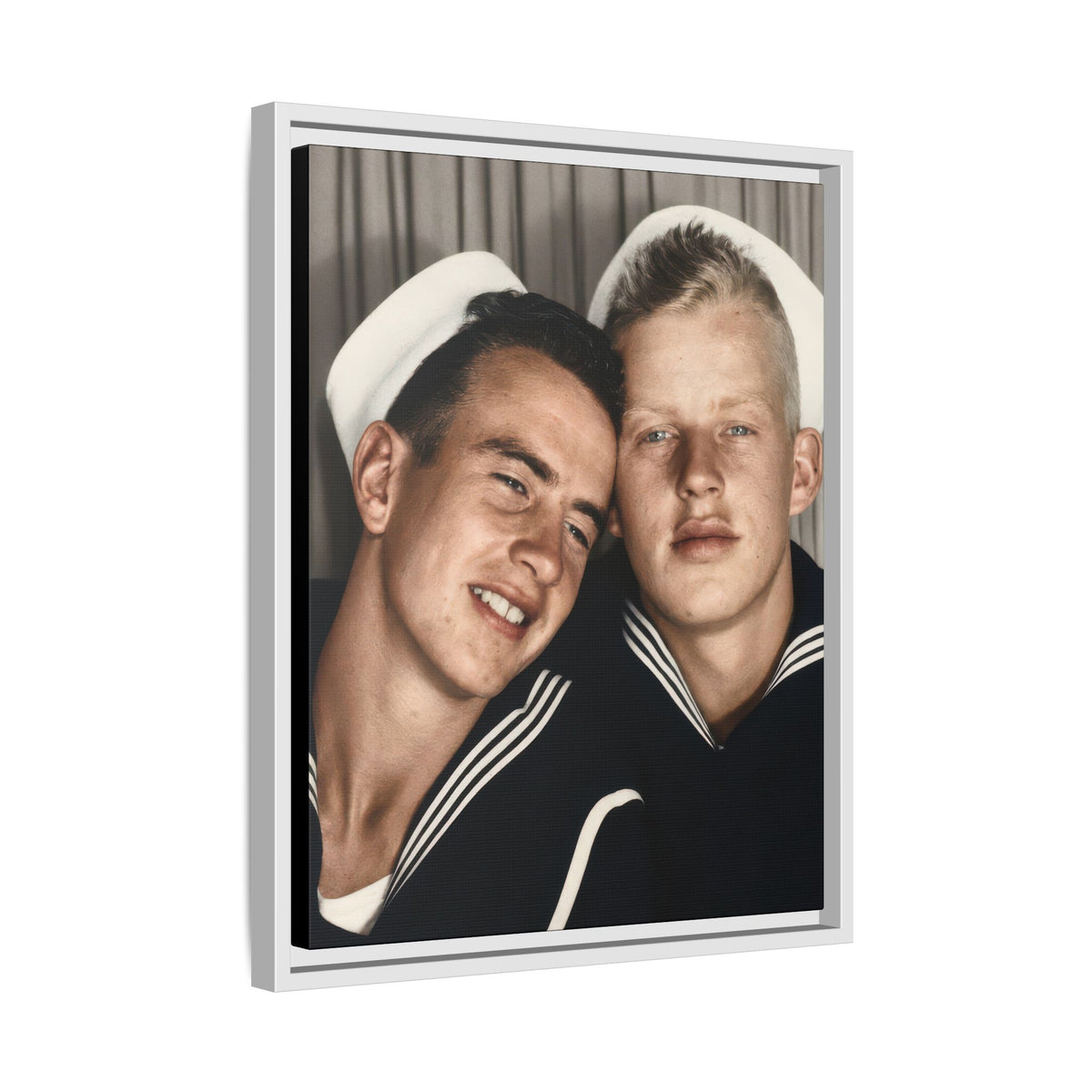 paire 158 | Framed Vintage Photo - Matte Canvas