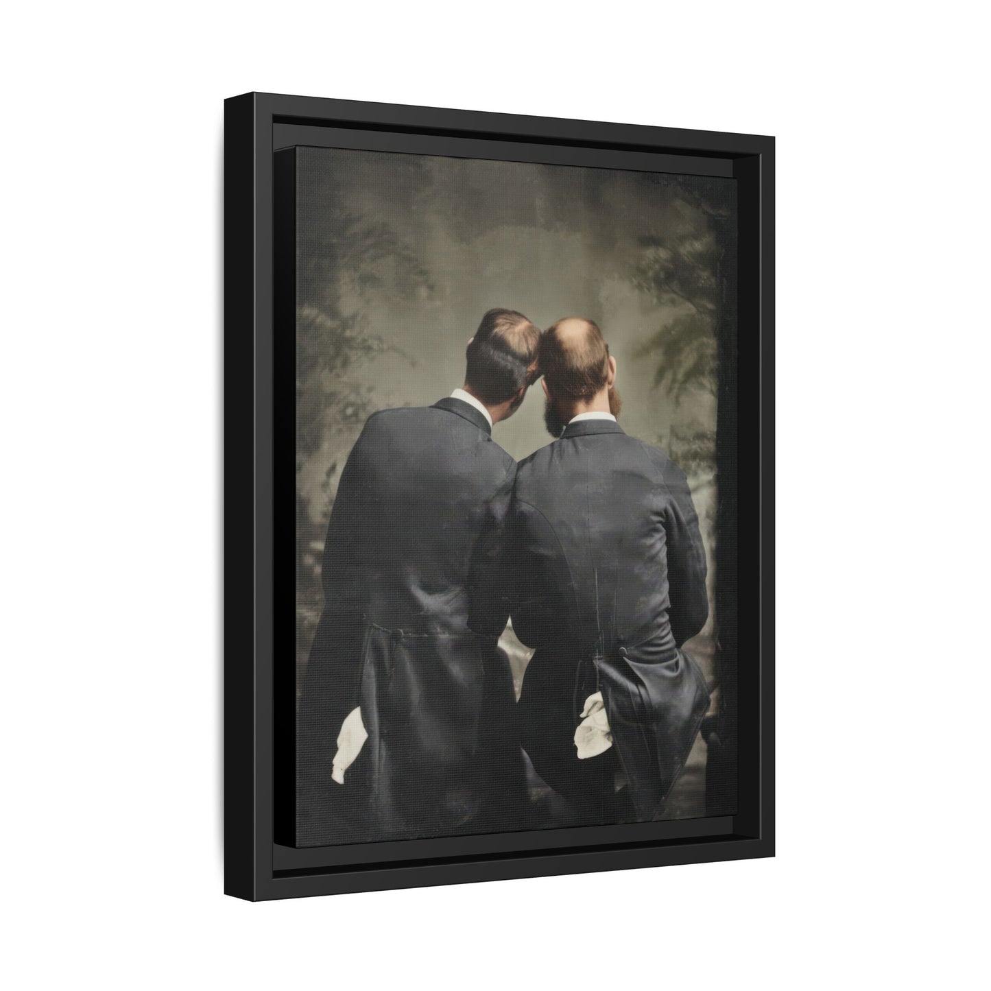 paire 115 | Framed Vintage Photo - Matte Canvas