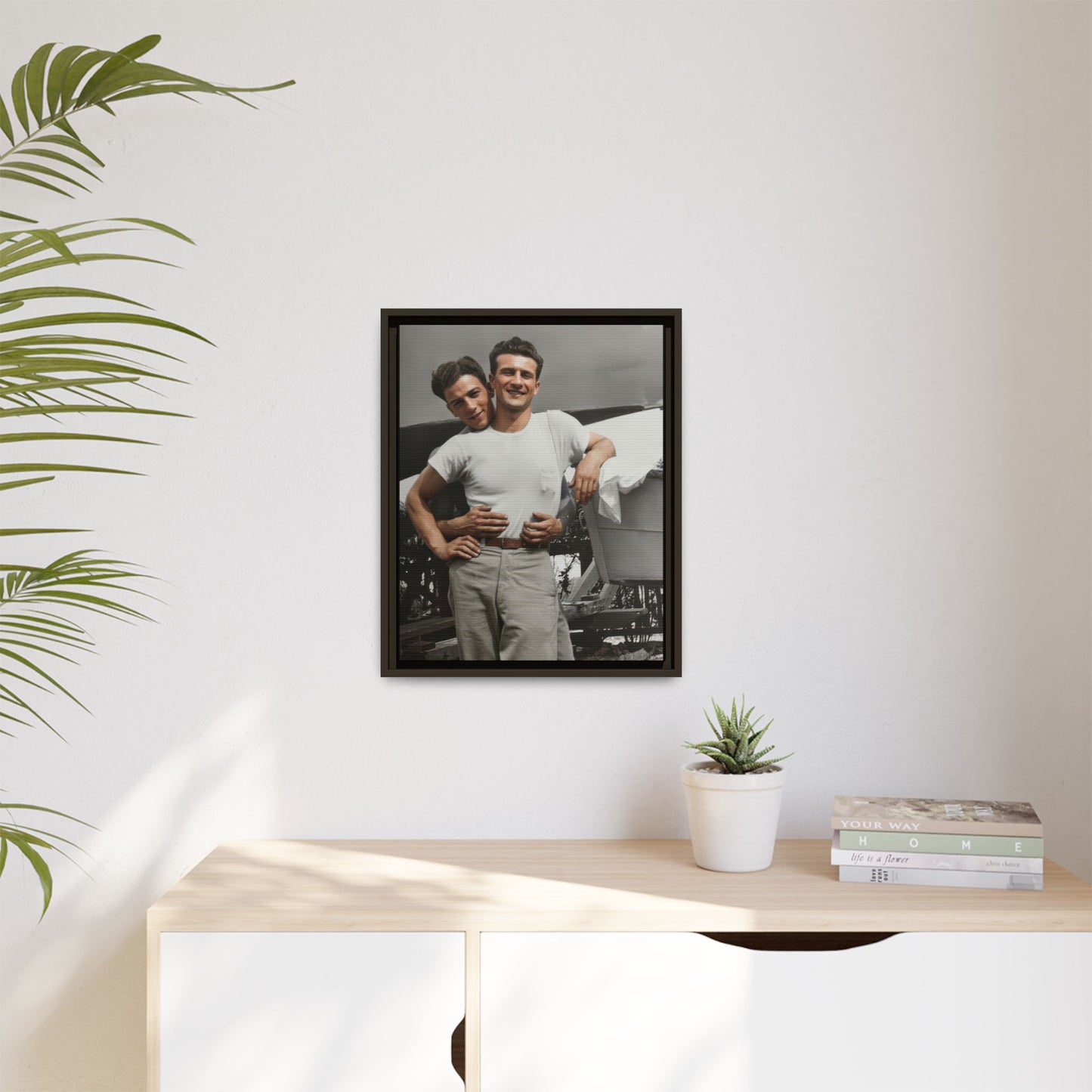 paire 150 | Framed Vintage Photo - Matte Canvas
