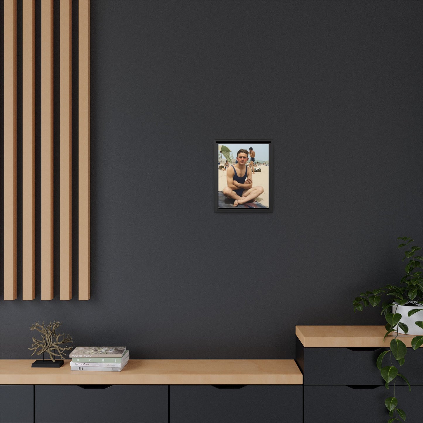 nager 047 | Framed Vintage Photo - Matte Canvas
