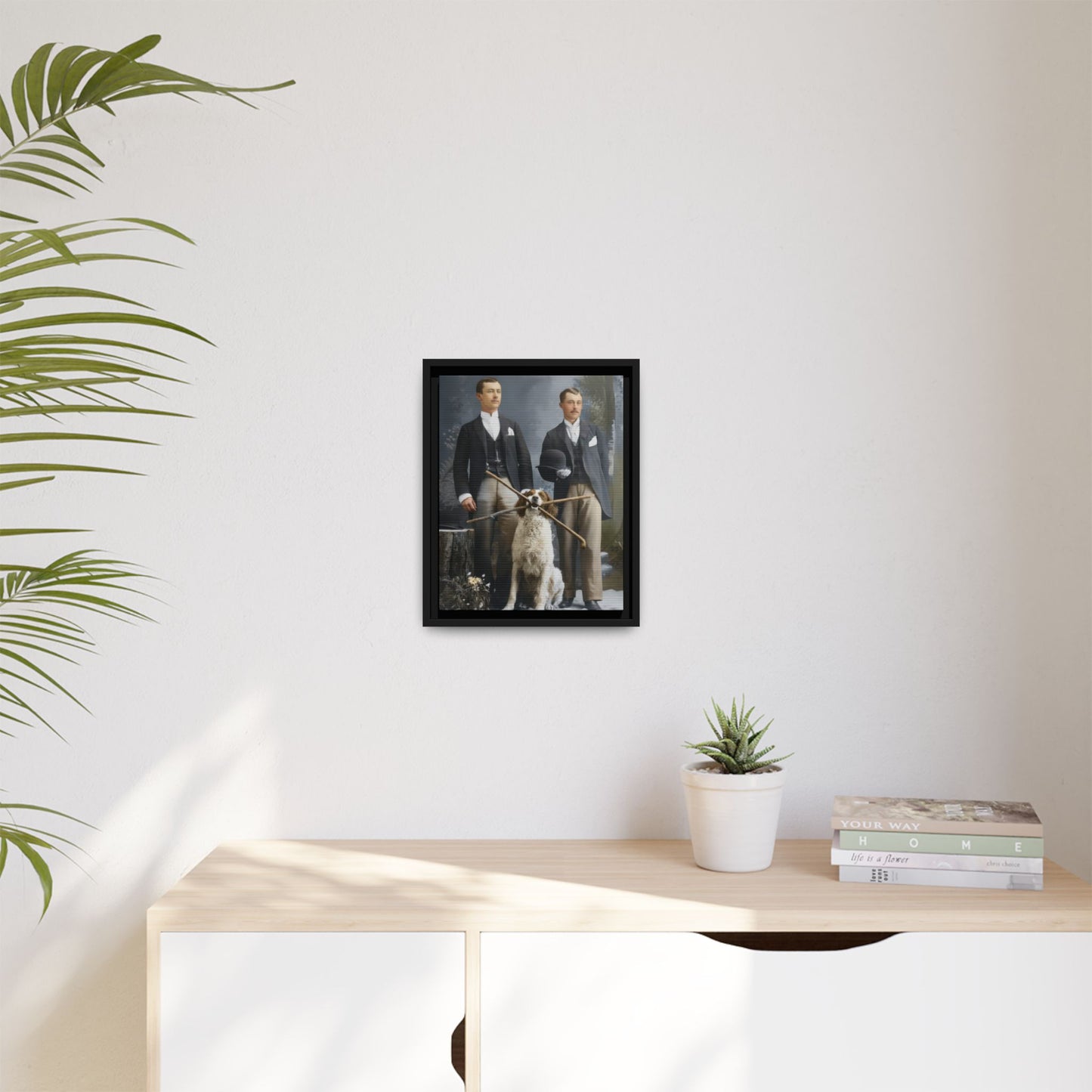 paire 130 | Framed Vintage Photo - Matte Canvas