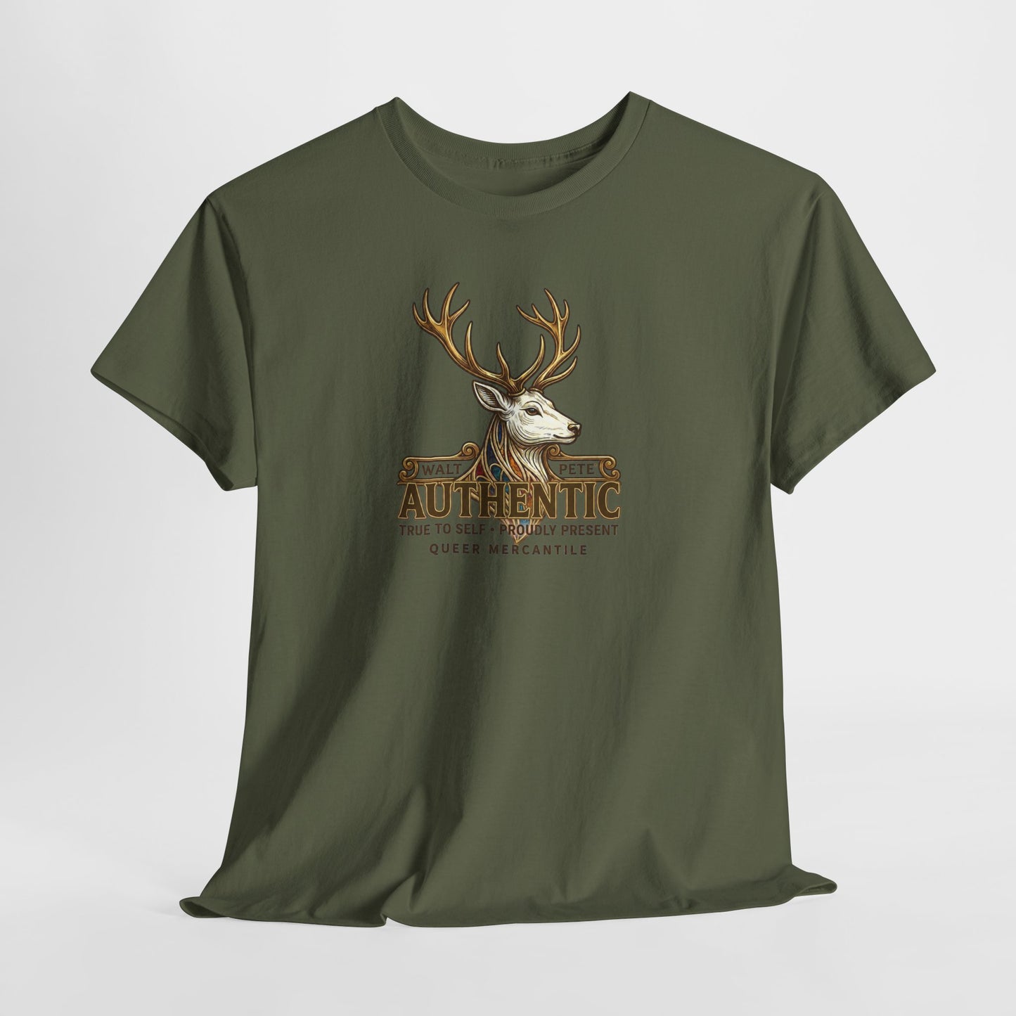Authentic Pride T-Shirt | True To Self & Proudly Present LGBTQ Identity Graphic Tee