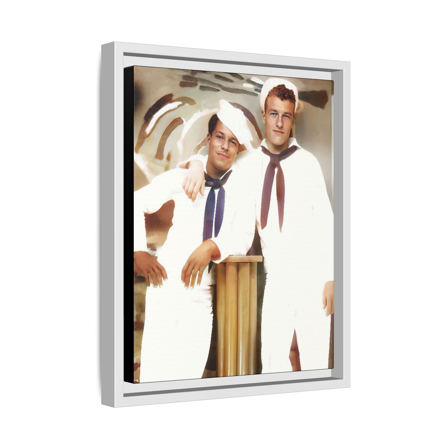 paire 075 | Framed Vintage Photo - Matte Canvas