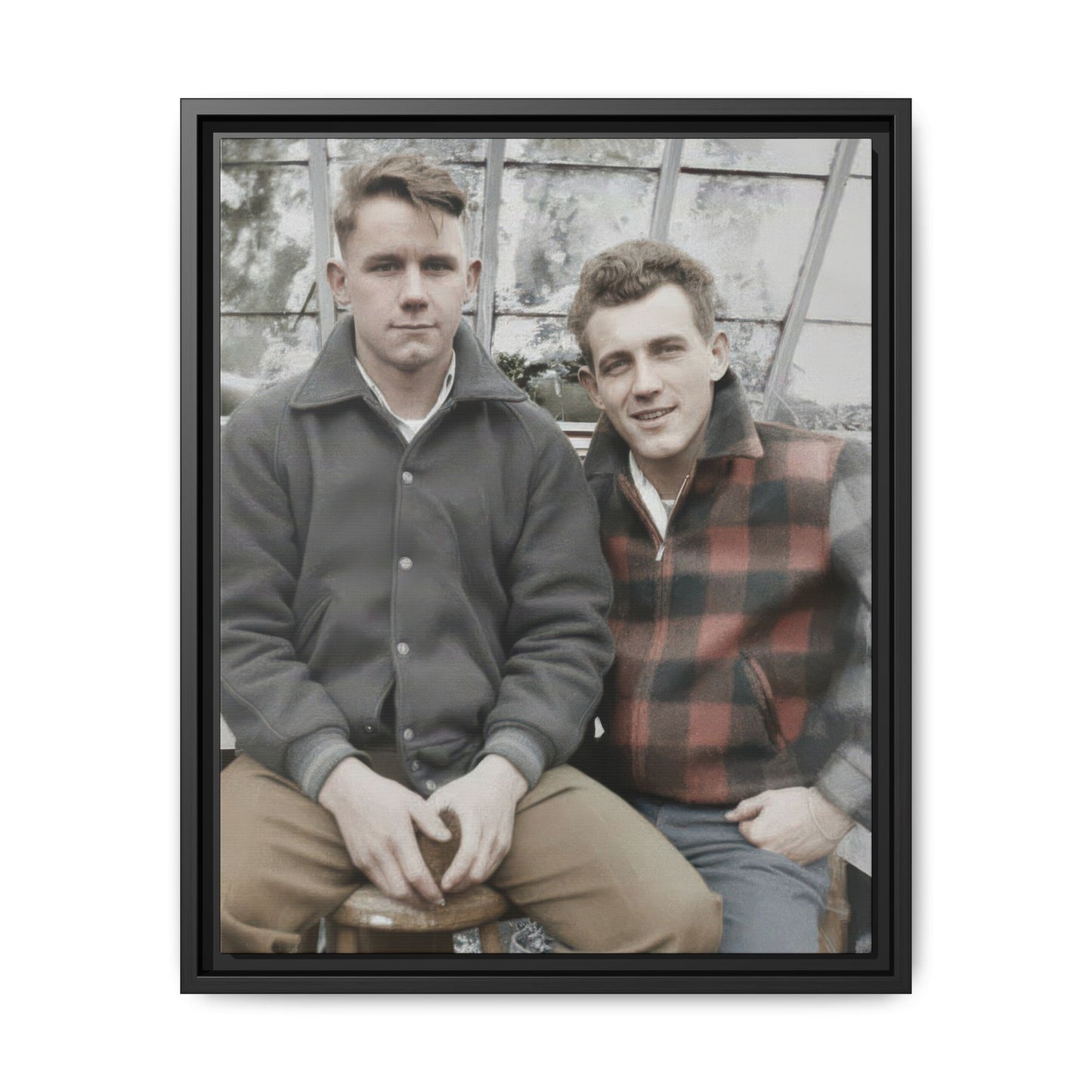 paire 104 | Framed Vintage Photo - Matte Canvas
