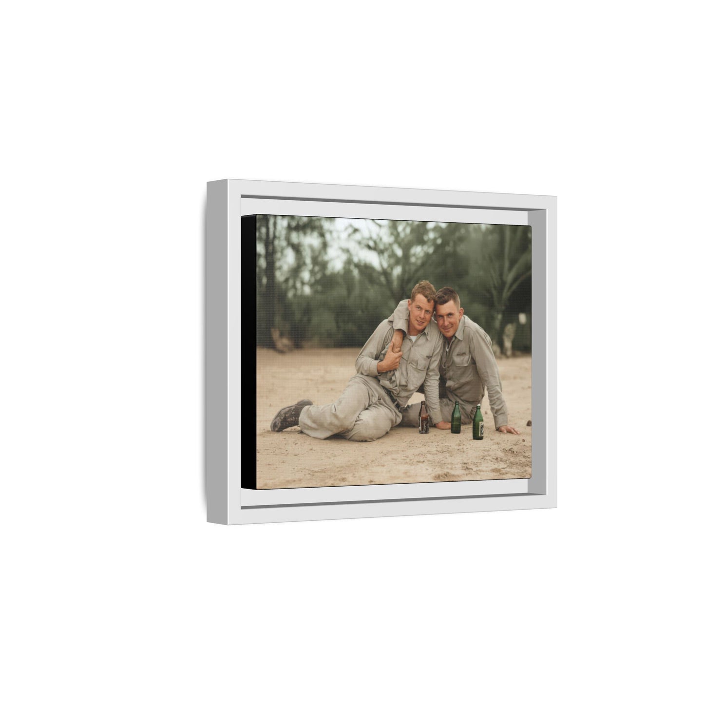 paire 138 | Framed Vintage Photo - Matte Canvas
