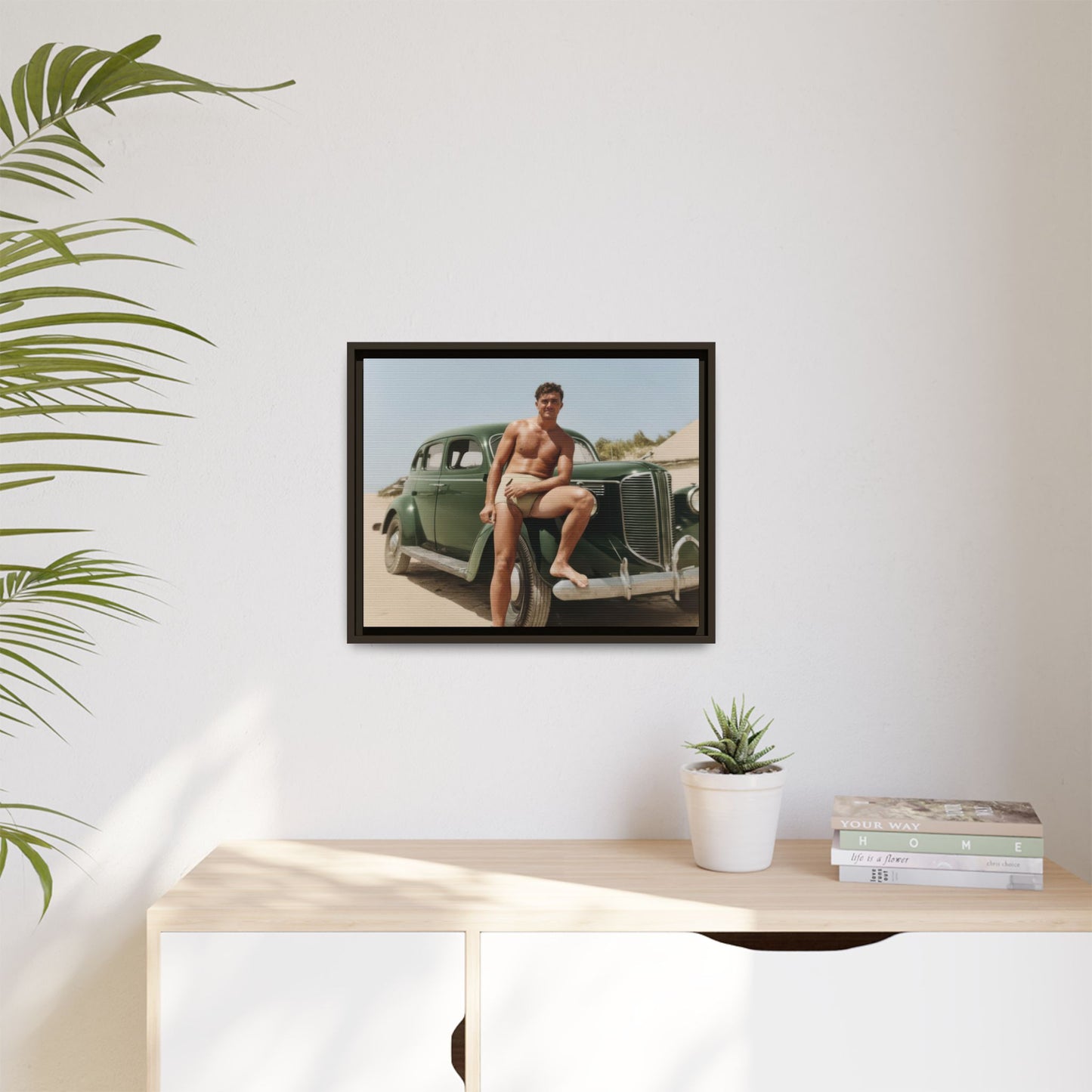 nager 022 | Framed Vintage Photo - Matte Canvas