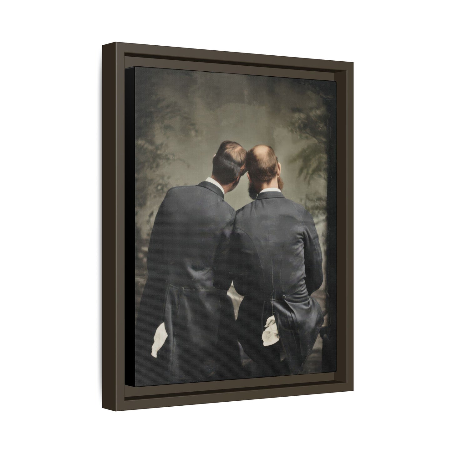 paire 115 | Framed Vintage Photo - Matte Canvas