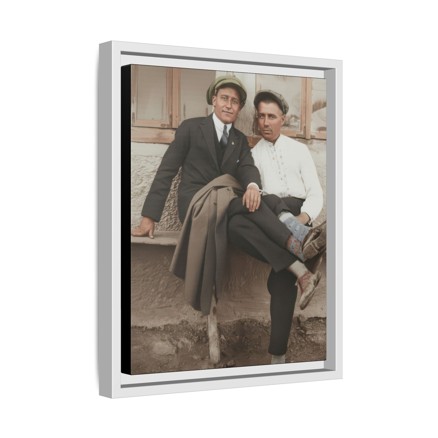 paire 097 | Framed Vintage Photo - Matte Canvas