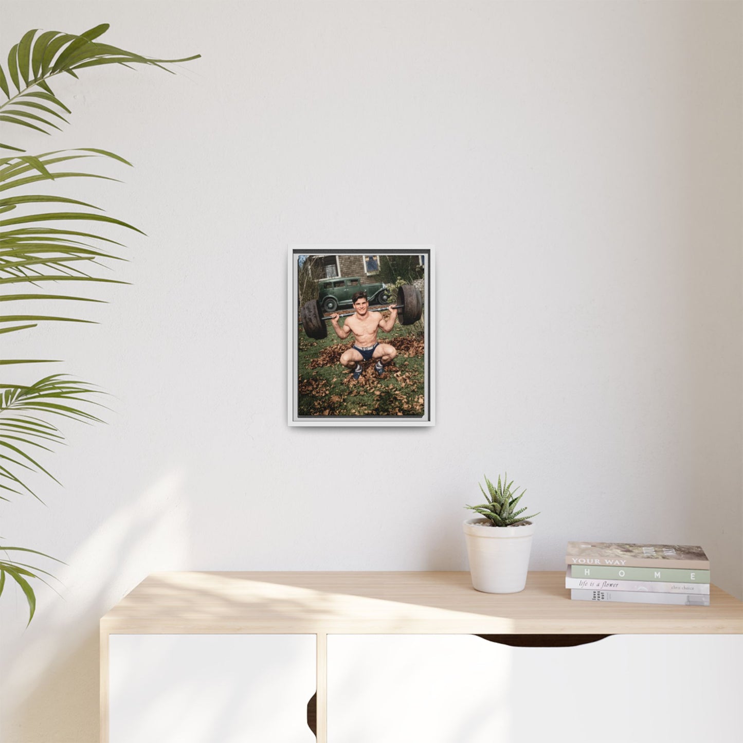 athlétisme 051 | Framed Vintage Photo - Matte Canvas