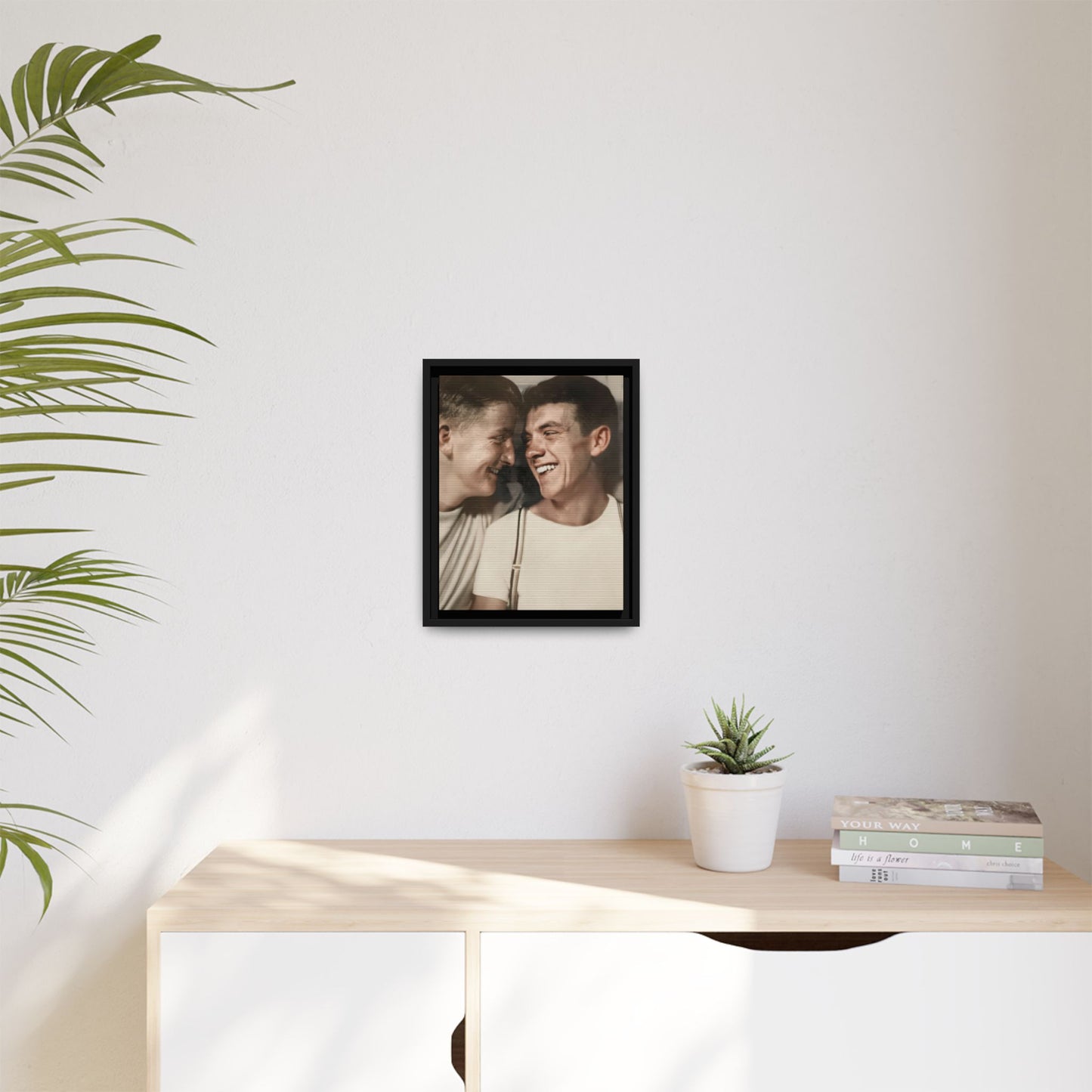 paire 067 | Framed Vintage Photo - Matte Canvas
