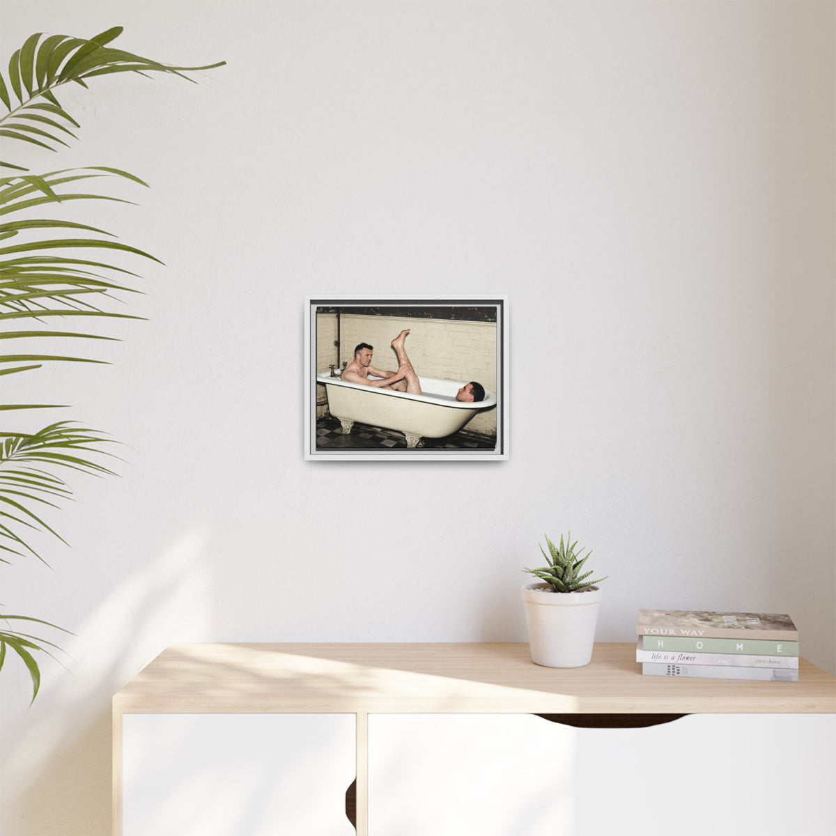 paire 162 | Framed Vintage Photo - Matte Canvas