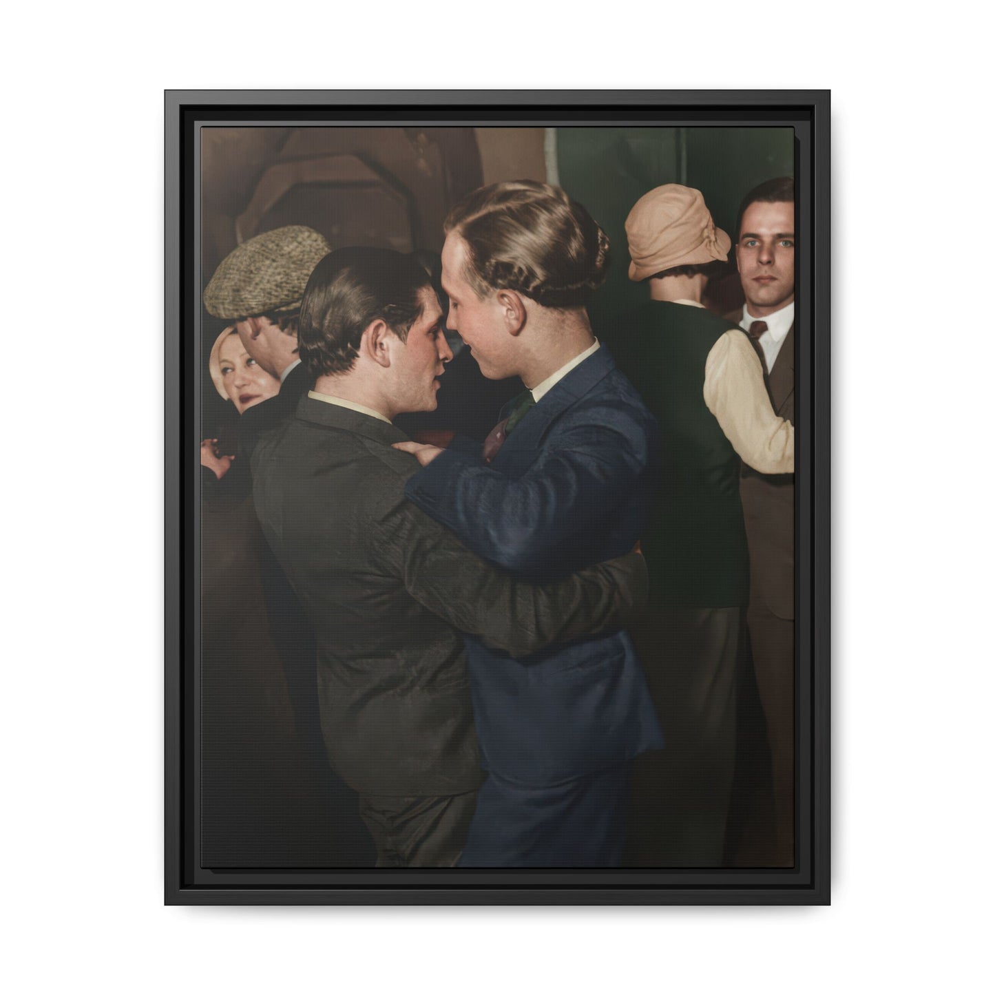 paire 141 | Framed Vintage Photo - Matte Canvas