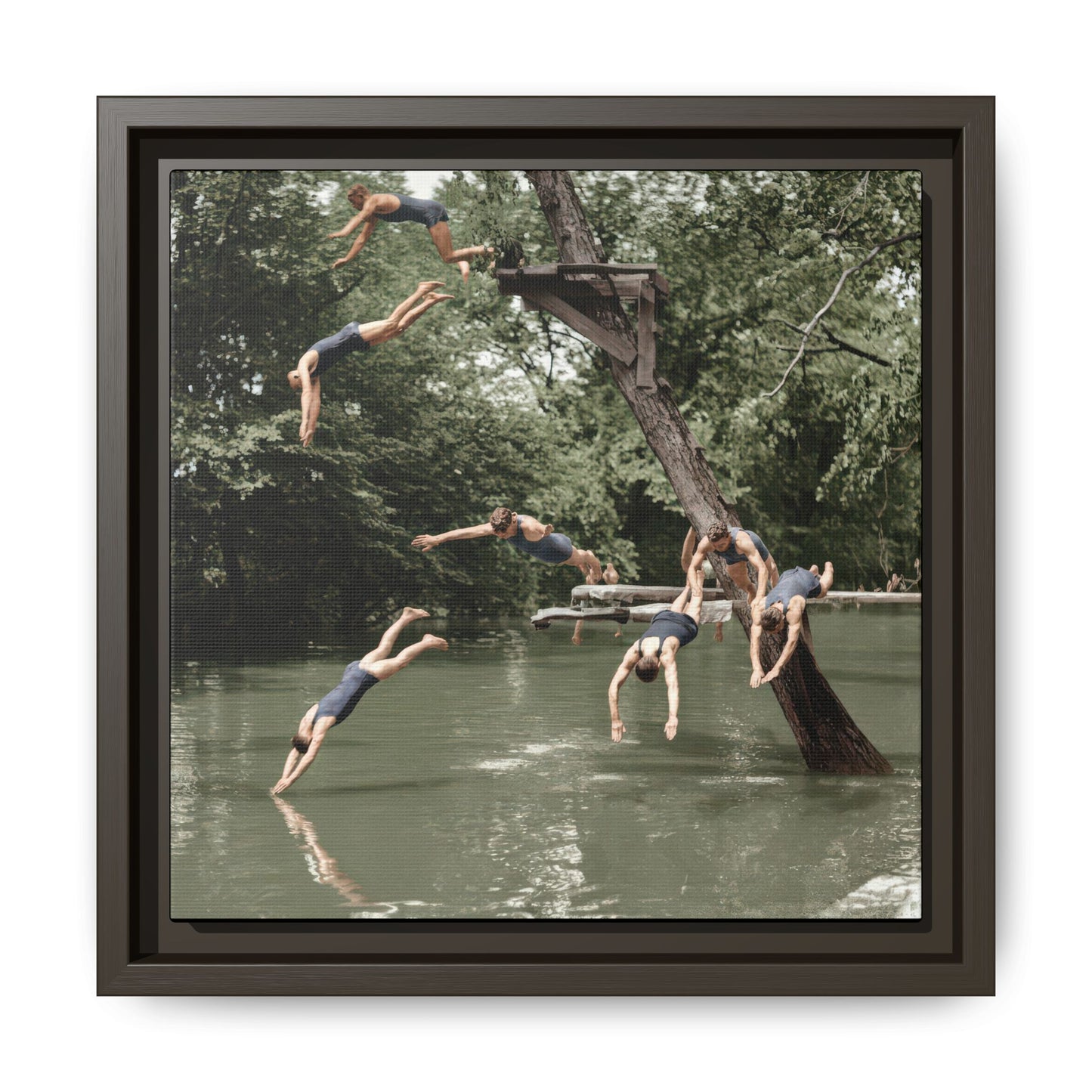 nager 005 | Framed Vintage Photo - Matte Canvas