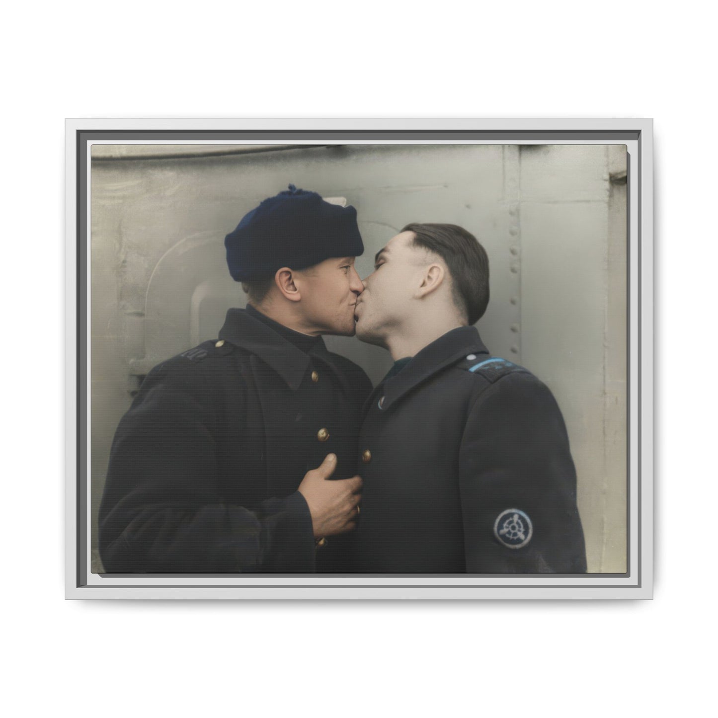 paire 004 | Framed Vintage Photo - Matte Canvas