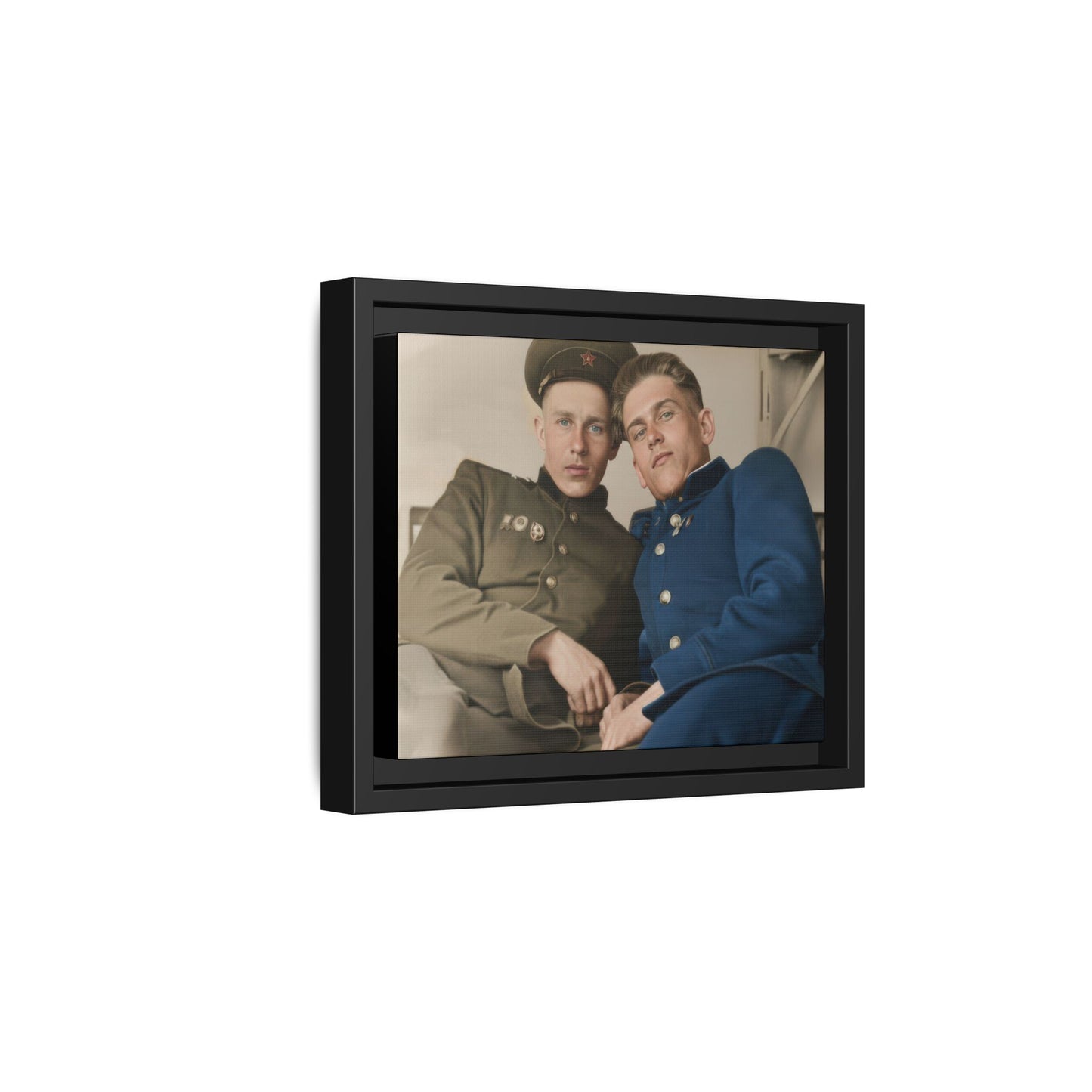 paire 007 | Framed Vintage Photo - Matte Canvas