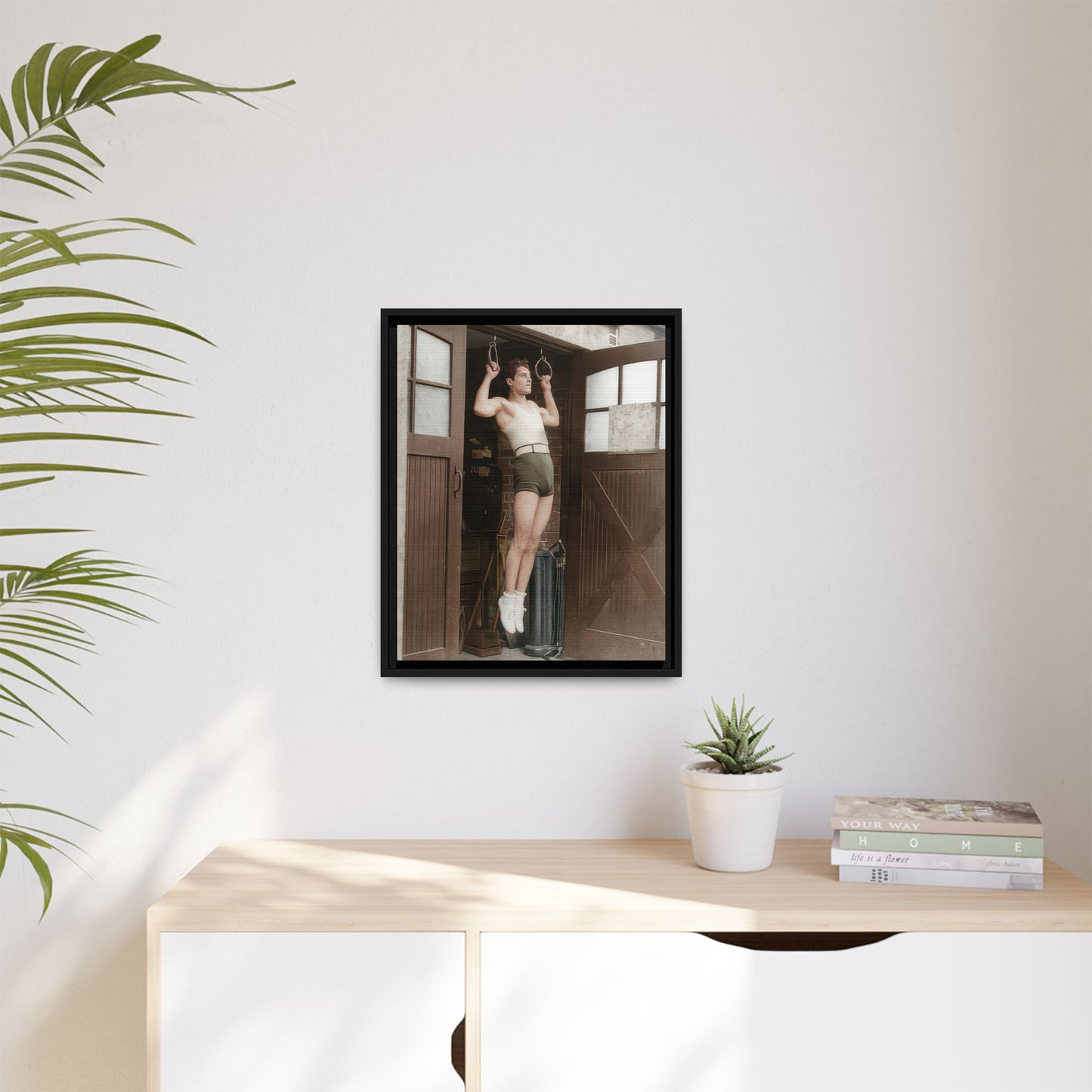 athlétisme 031 | Framed Vintage Photo - Matte Canvas