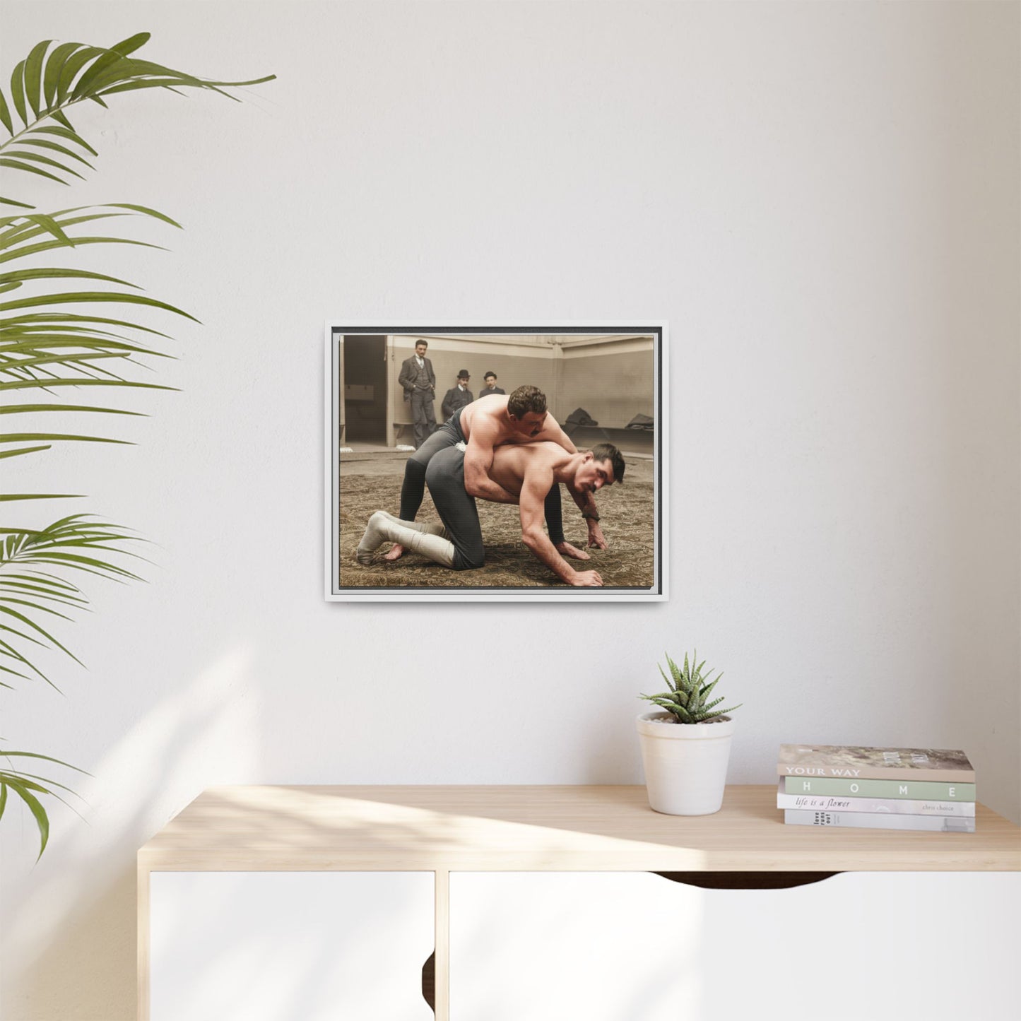 athlétisme 007 | Framed Vintage Photo - Matte Canvas