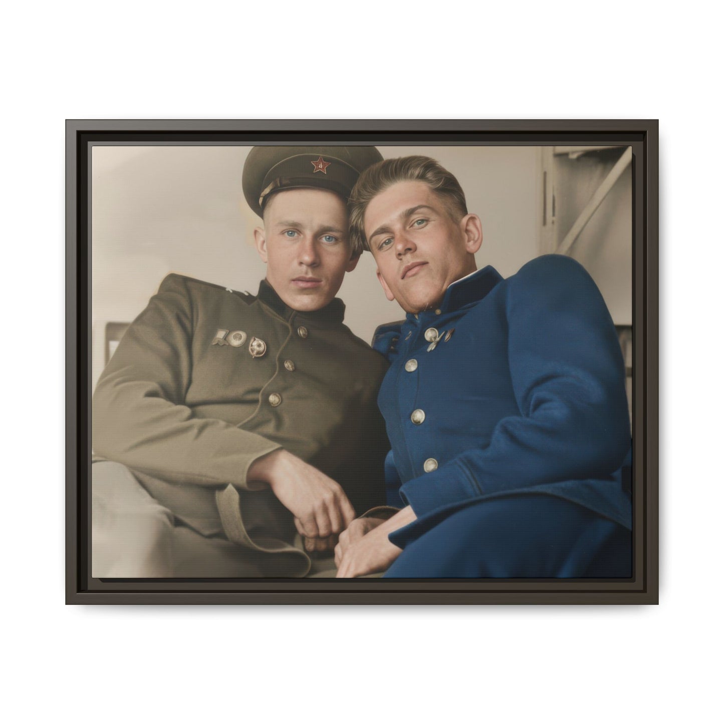 paire 007 | Framed Vintage Photo - Matte Canvas