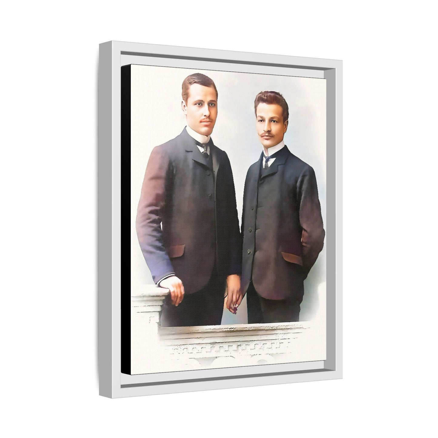 paire 012 | Framed Vintage Photo - Matte Canvas