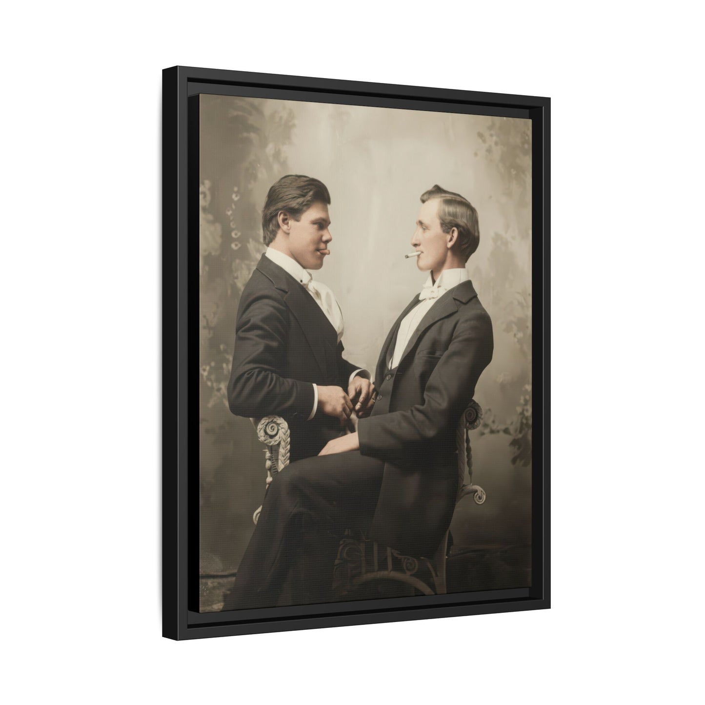 paire 106 | Framed Vintage Photo - Matte Canvas