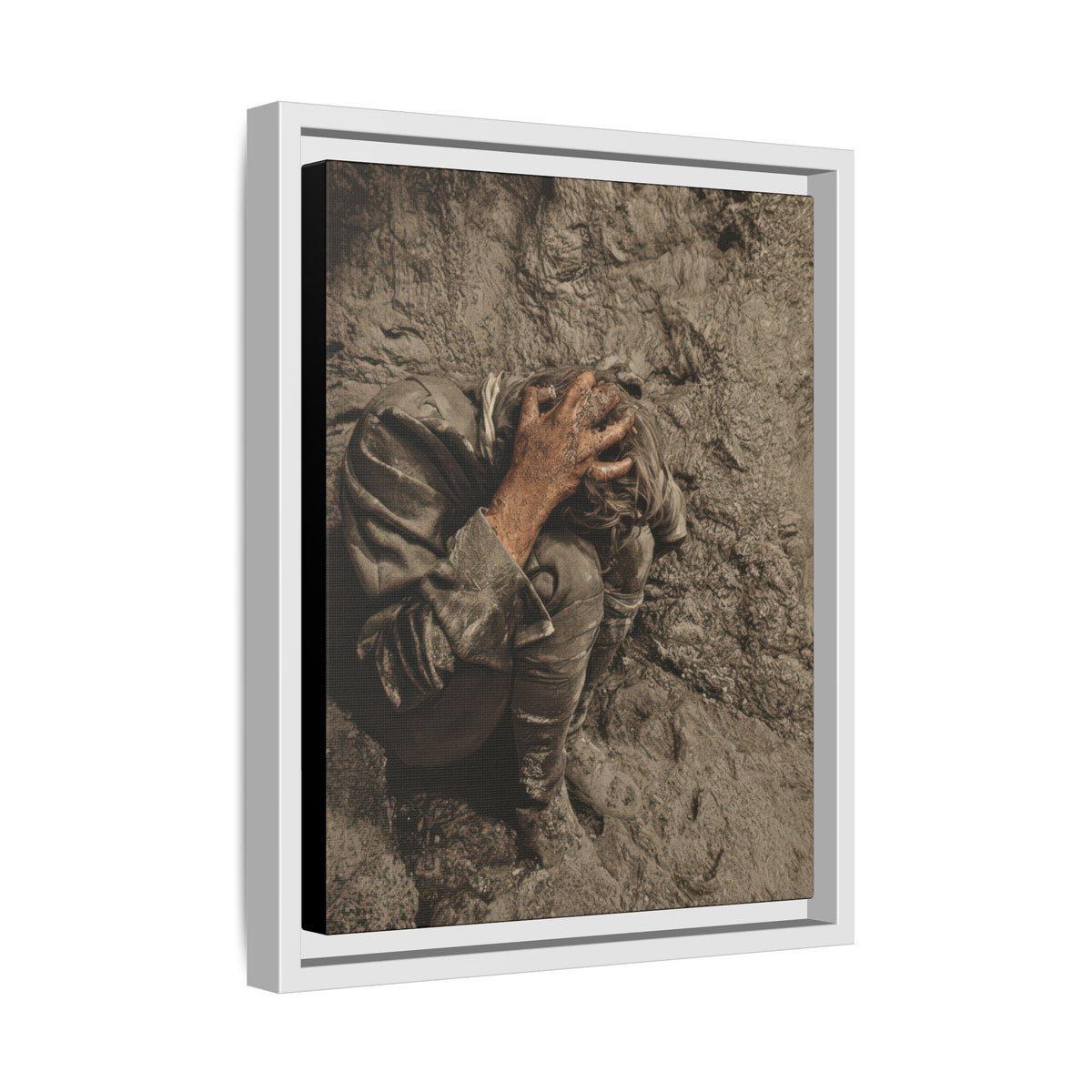 celibataire 040 | Framed Vintage Photo - Matte Canvas