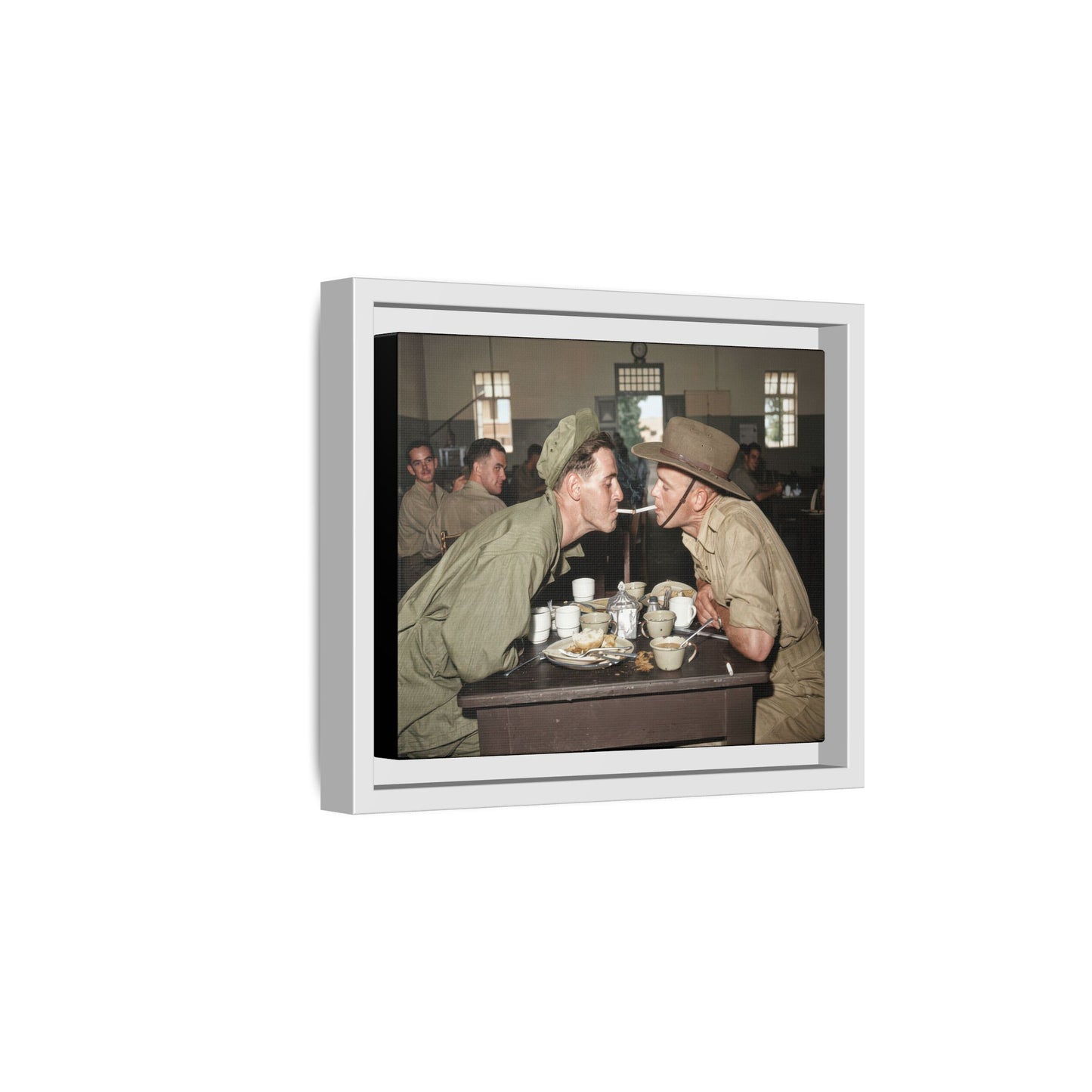 paire 143 | Framed Vintage Photo - Matte Canvas