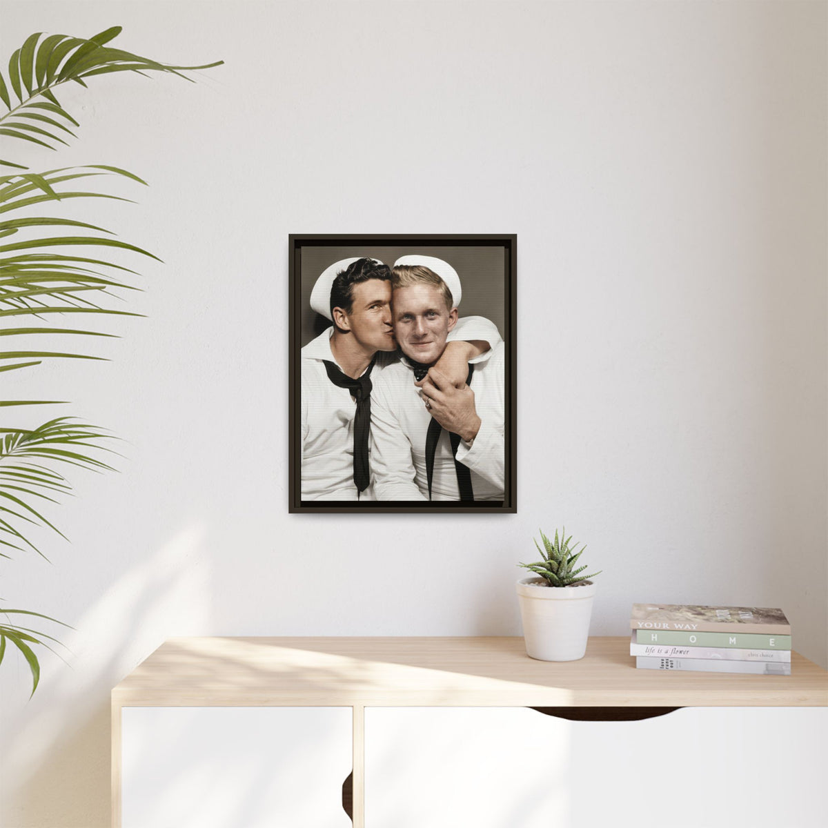 paire 156 | Framed Vintage Photo - Matte Canvas