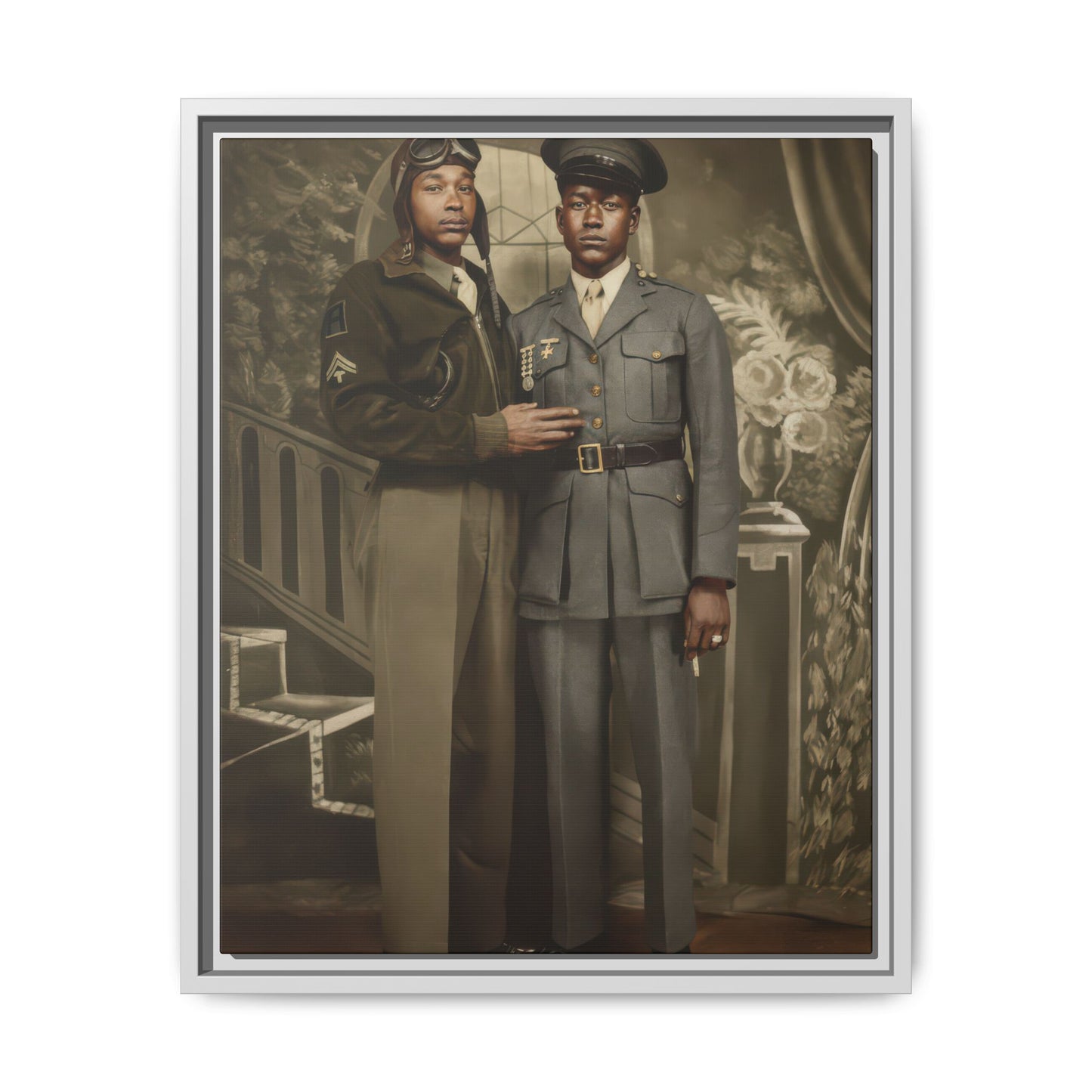 paire 120 | Framed Vintage Photo - Matte Canvas