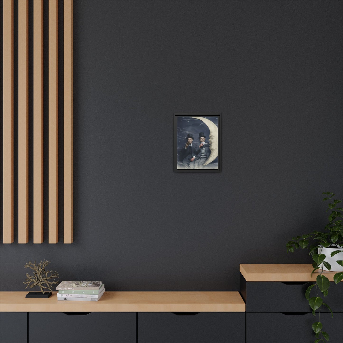 paire 043 | Framed Vintage Photo - Matte Canvas