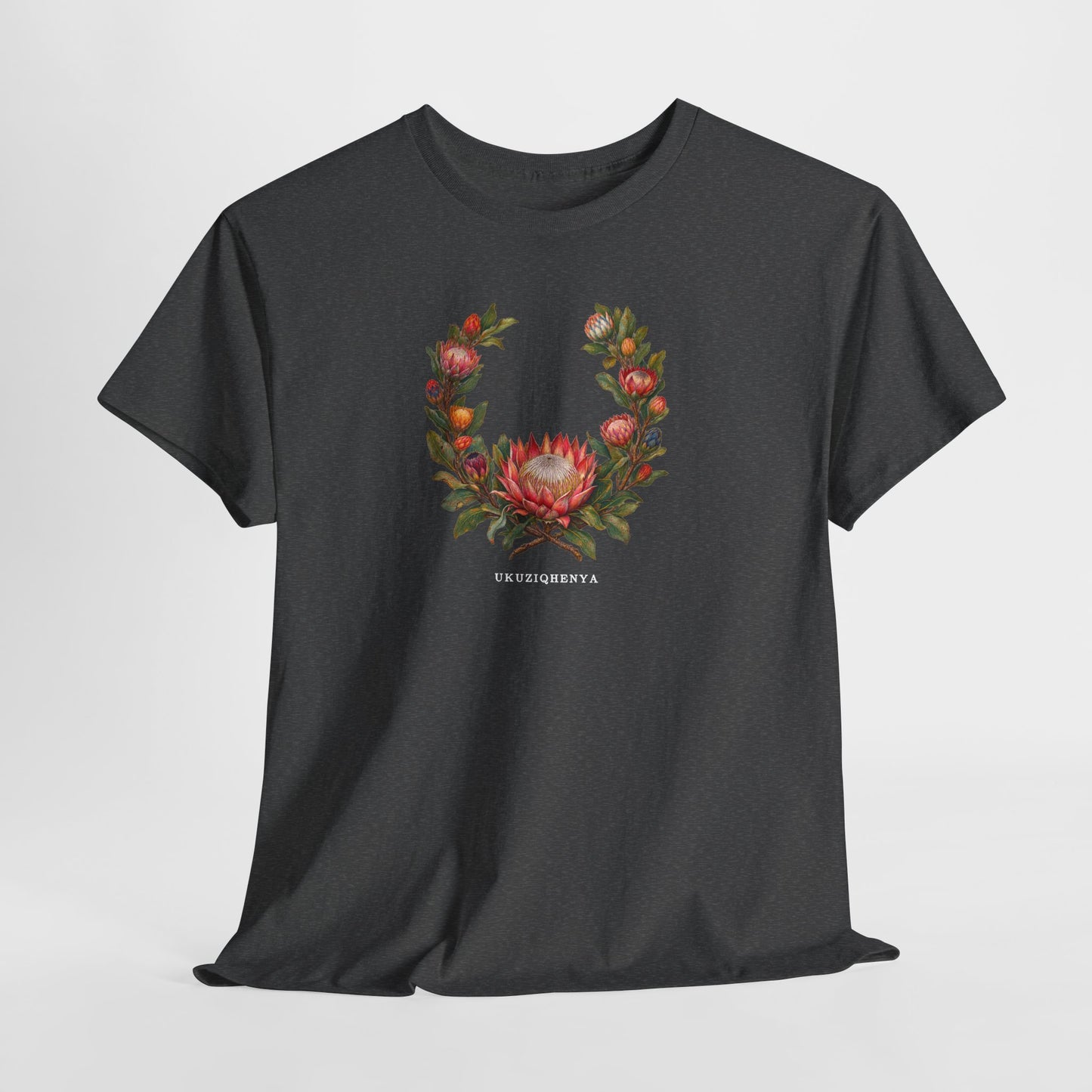 Ukuziqhenya King Protea Pride T-Shirt | South African Botanical LGBTQ+ Tee