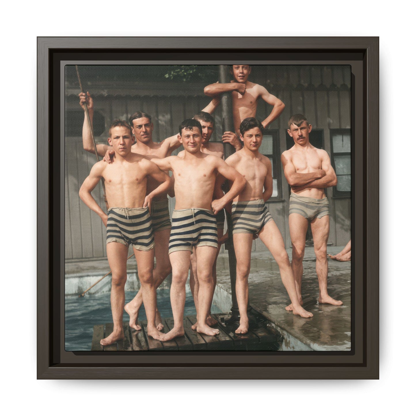 nager 010 | Framed Vintage Photo - Matte Canvas