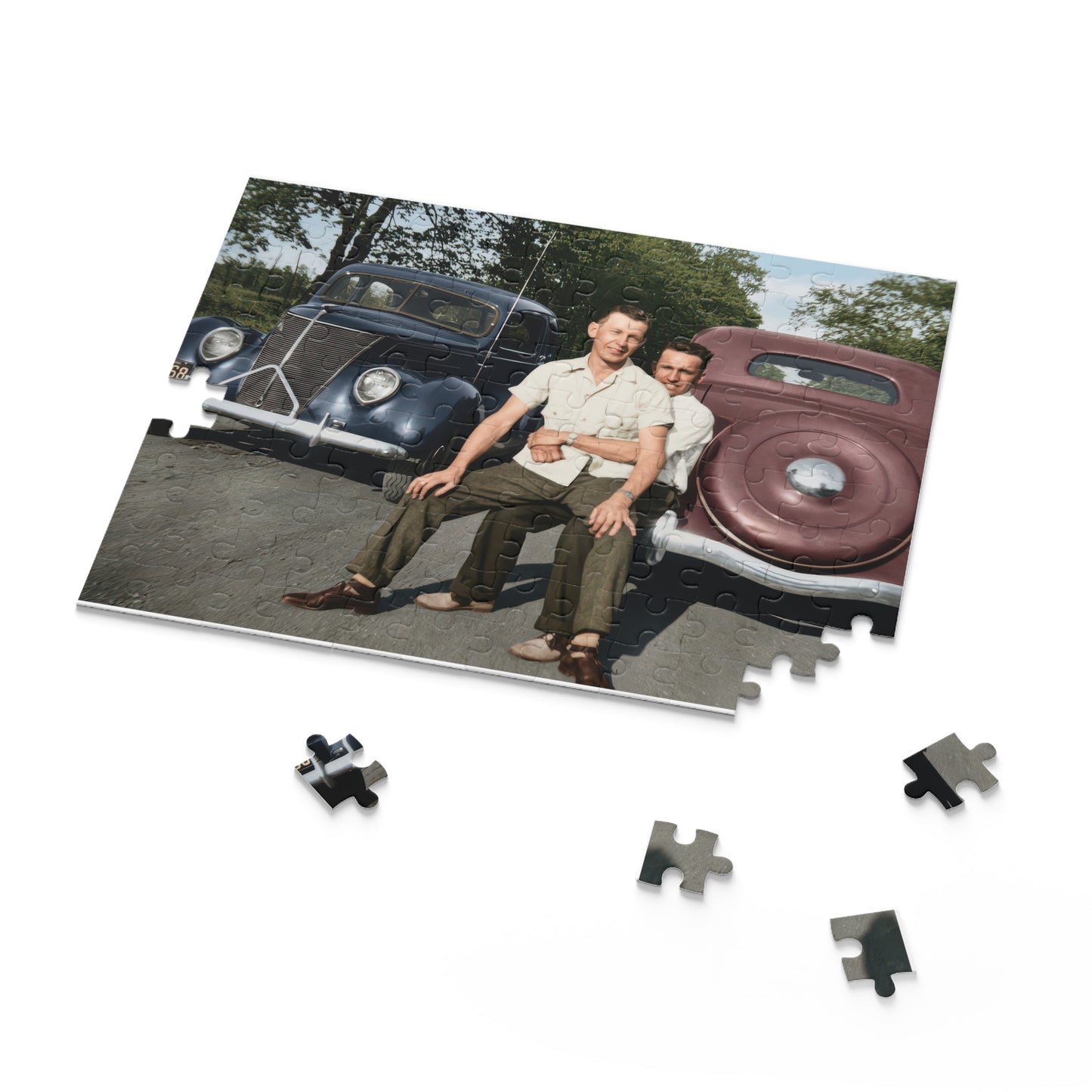 Vintage Beach Photo Puzzles | paire 145