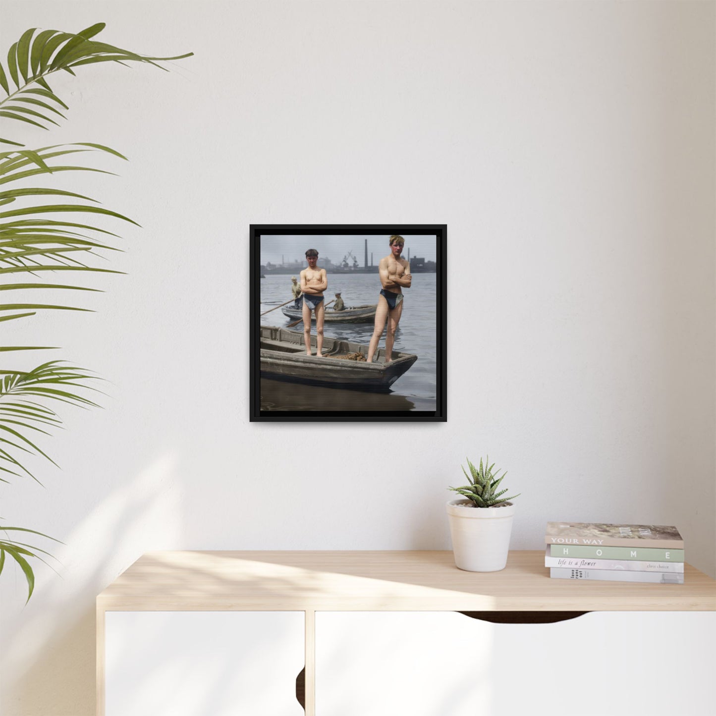 nager 050 | Framed Vintage Photo - Matte Canvas