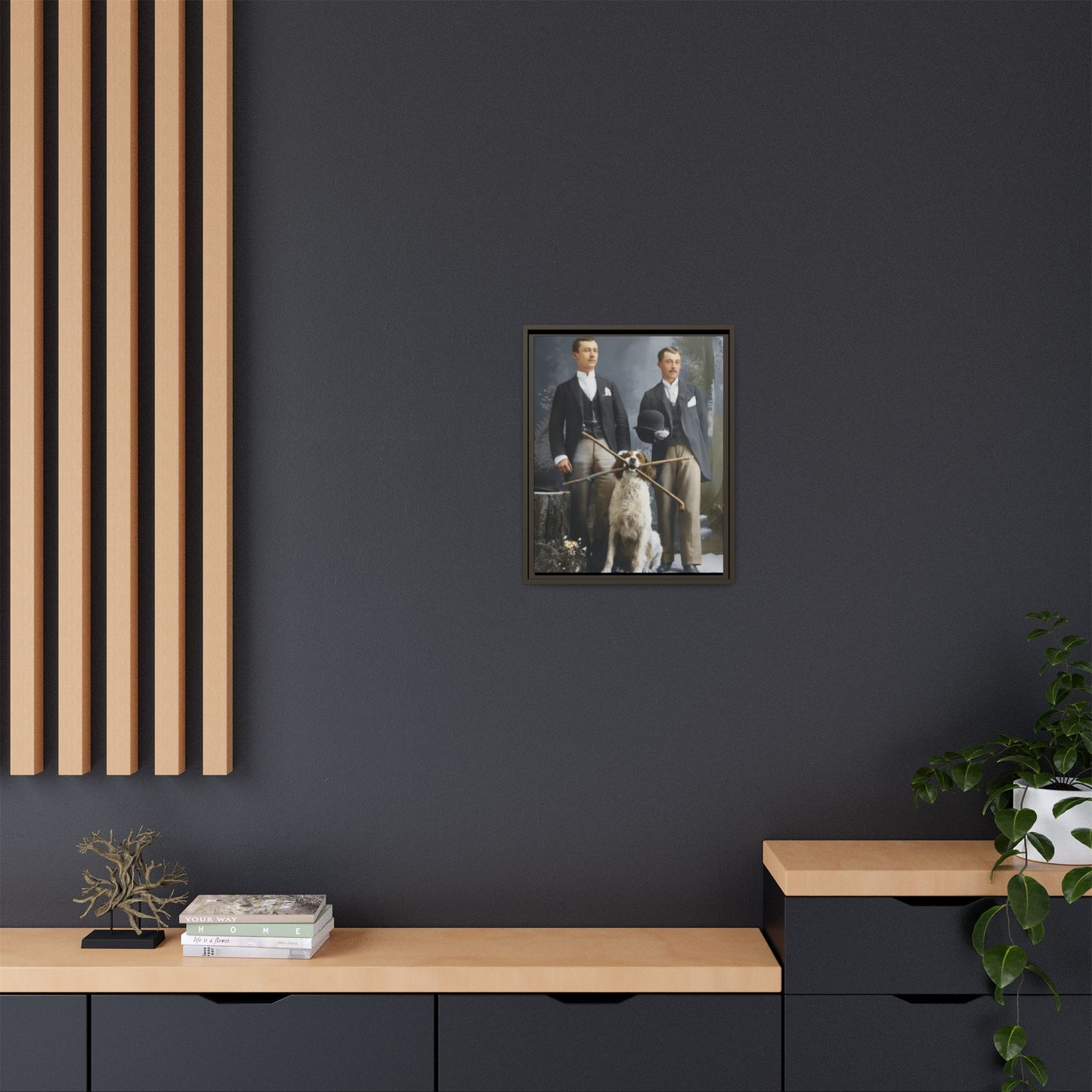 paire 130 | Framed Vintage Photo - Matte Canvas
