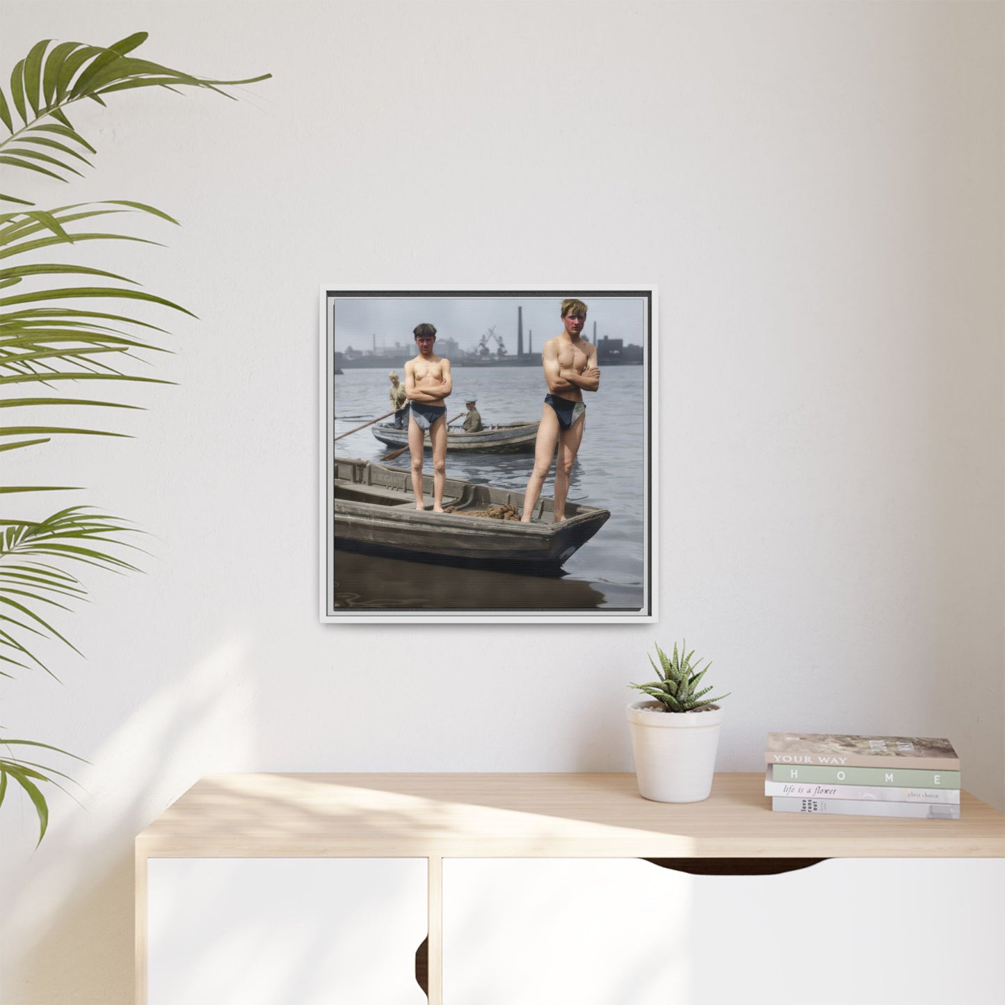 nager 050 | Framed Vintage Photo - Matte Canvas