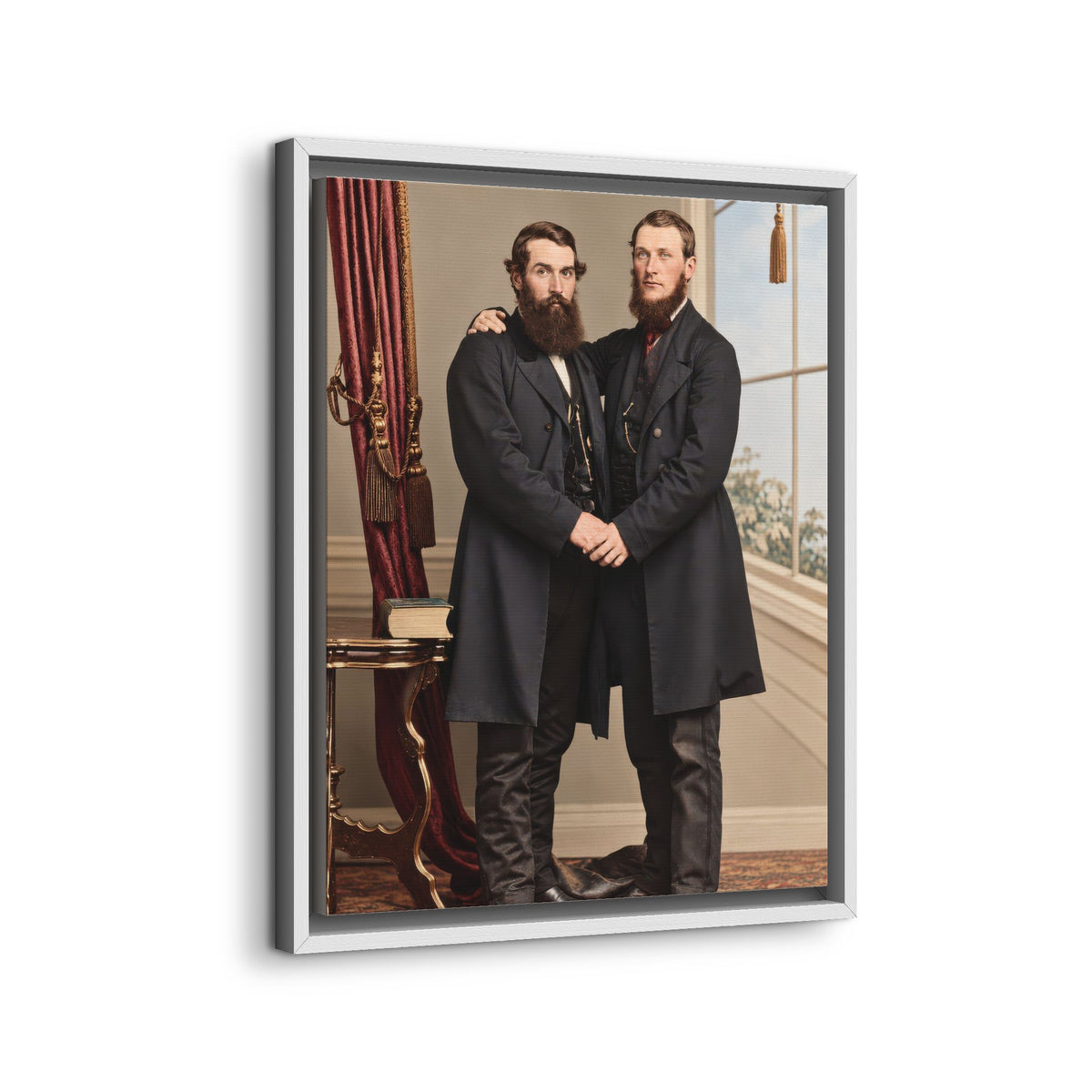 paire 022 | Framed Vintage Photo - Matte Canvas